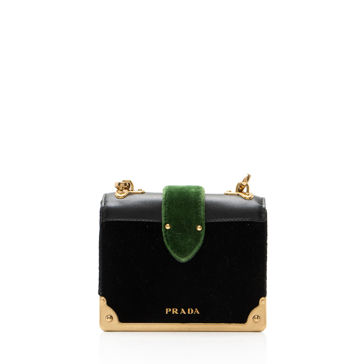 Prada Velluto Cahier Micro Shoulder Bag