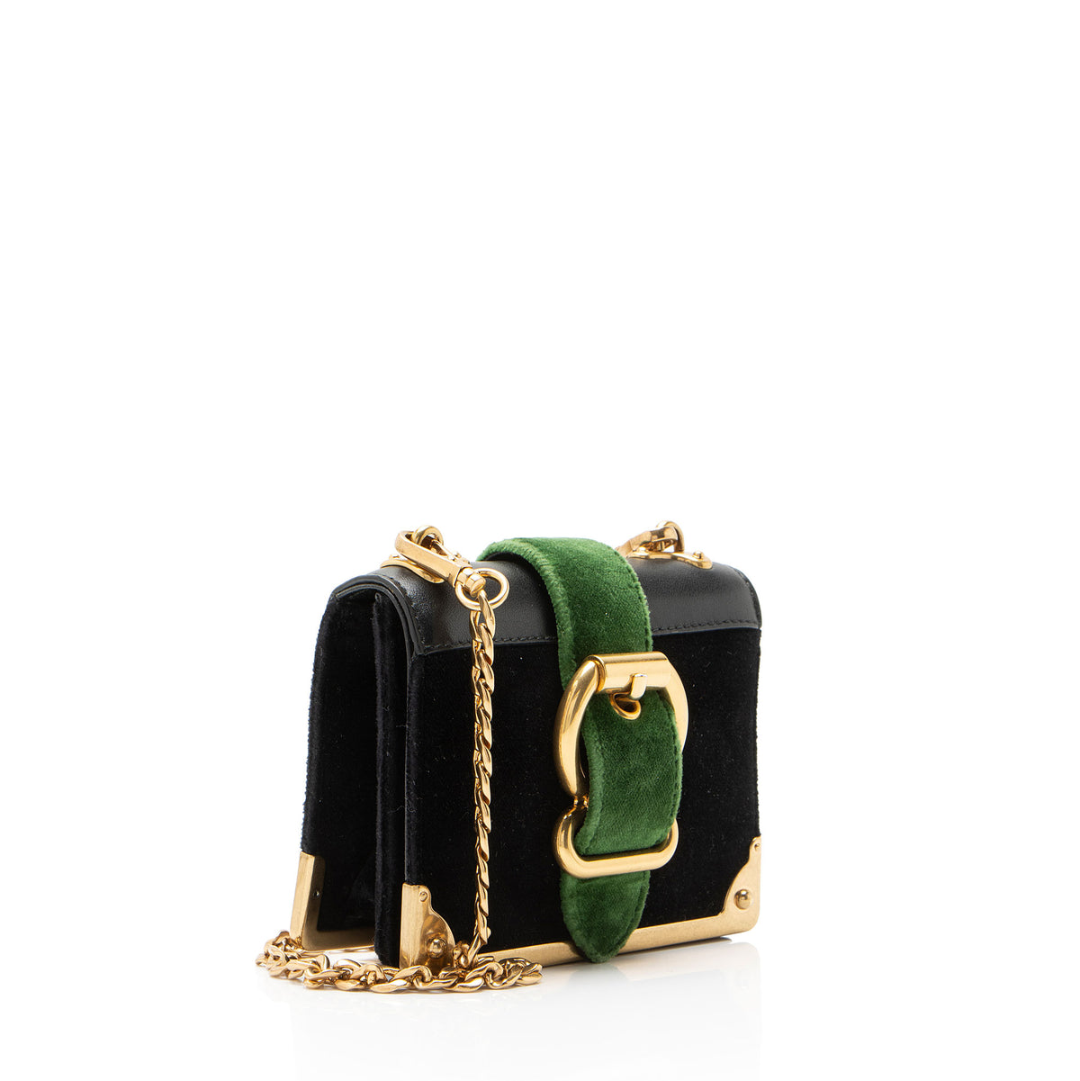 Prada Velluto Cahier Micro Shoulder Bag