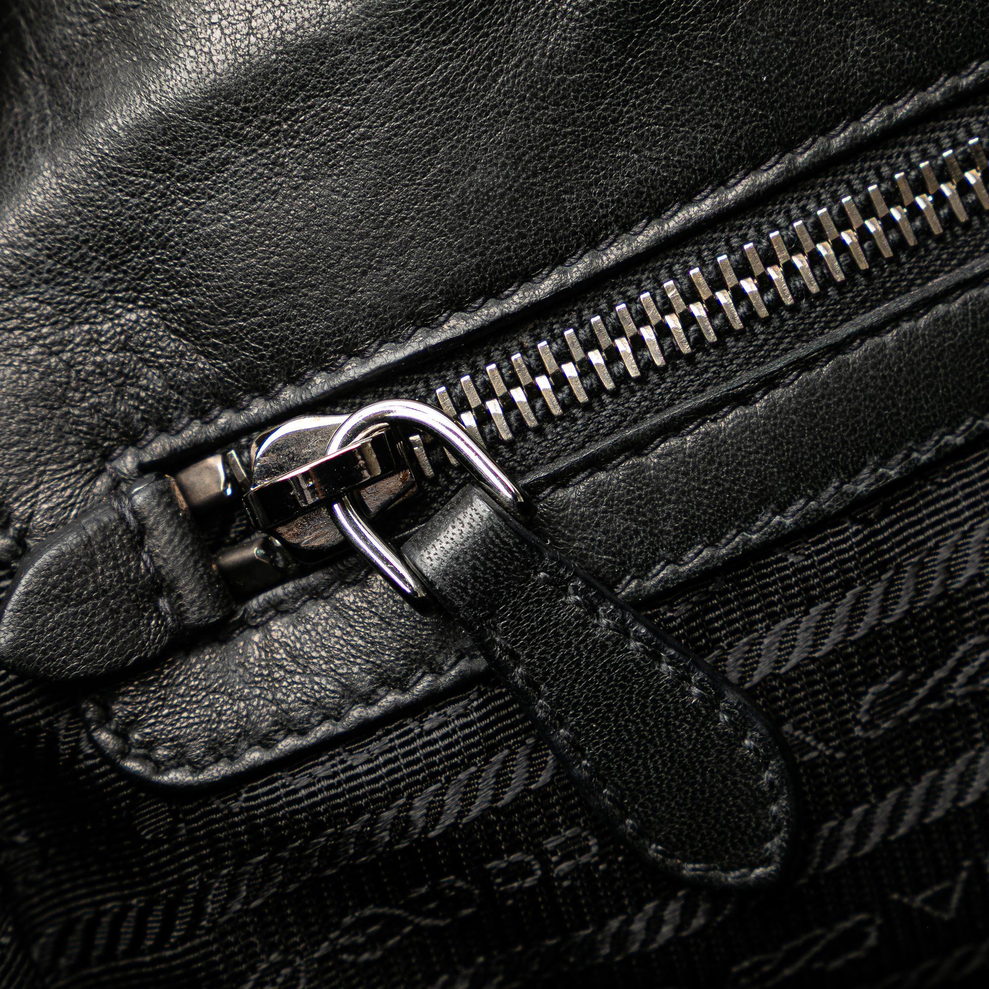 Prada Vernice Gaufre Satchel