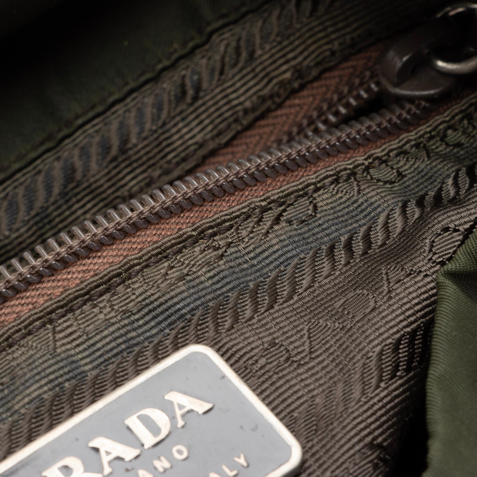 Prada Vintage Tessuto Double Pocket Small Backpack (SHF-23923)