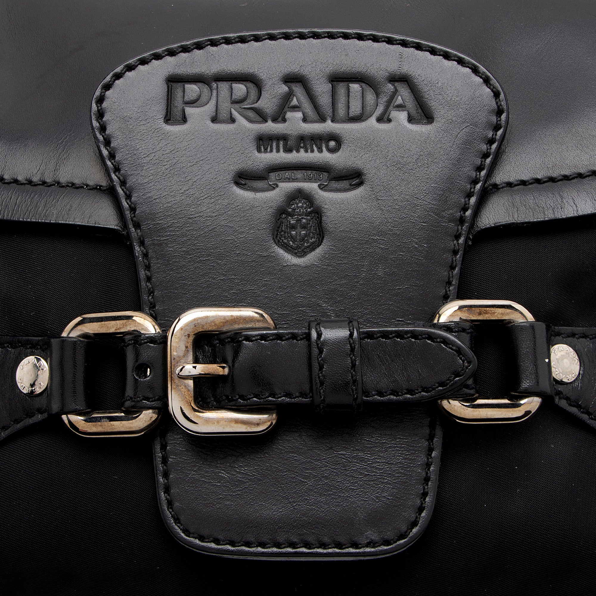 Prada Vintage Tessuto Small Shoulder Bag