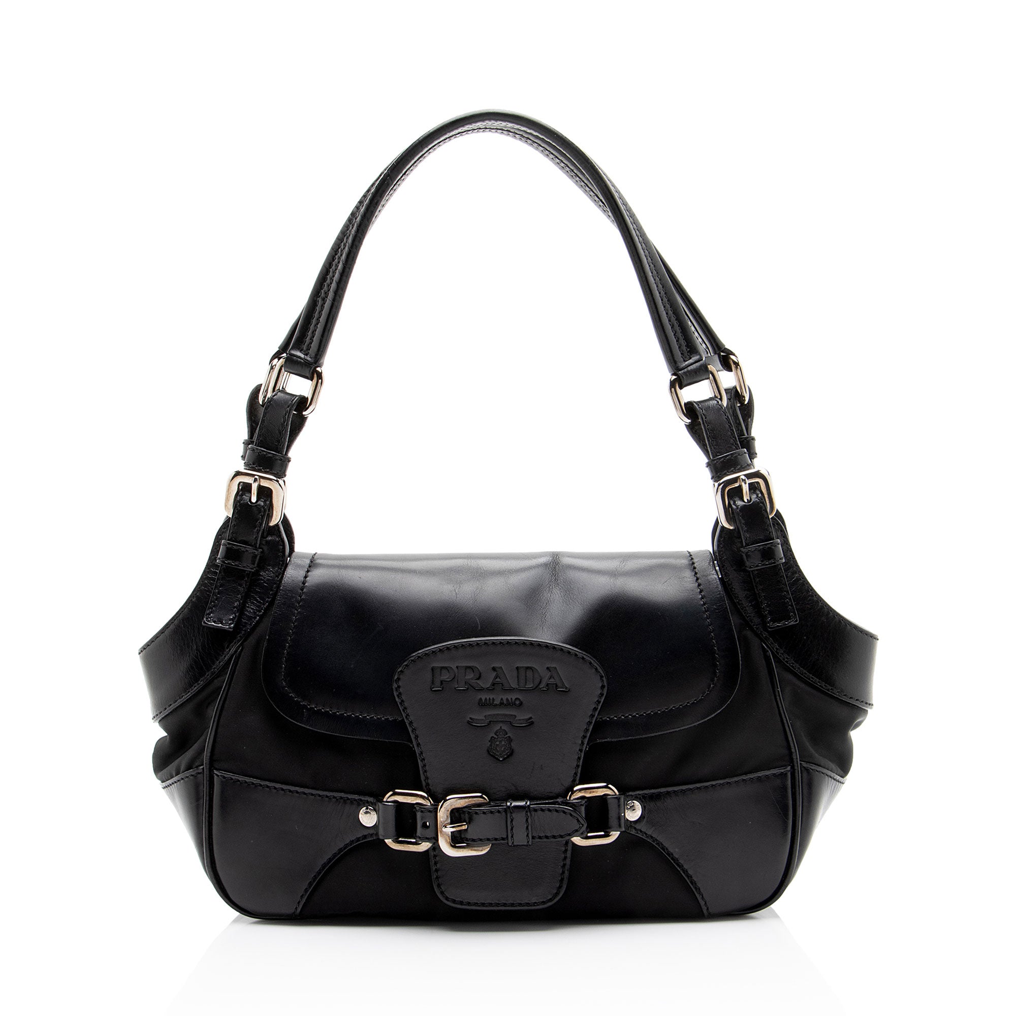 Prada Vintage Tessuto Small Shoulder Bag
