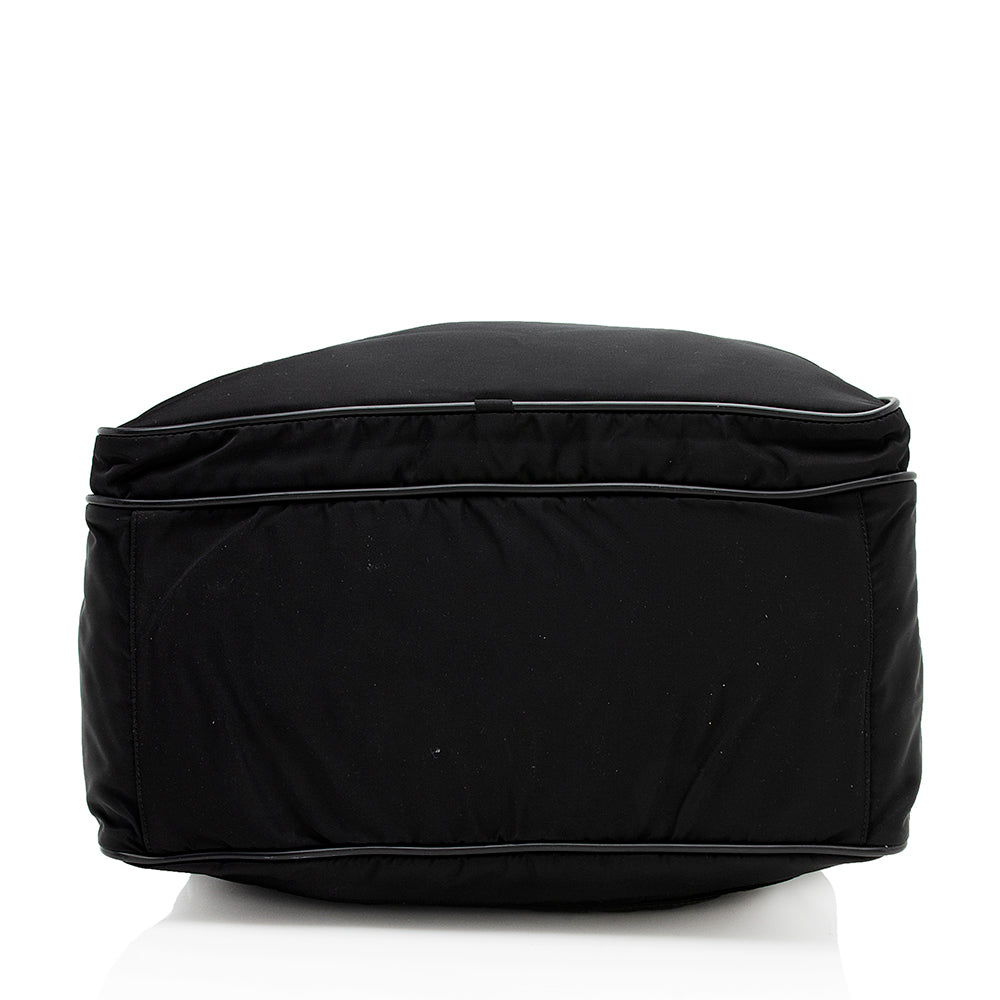 Prada Vintage Tessuto Travel Zip Around Tote (SHF-12393)