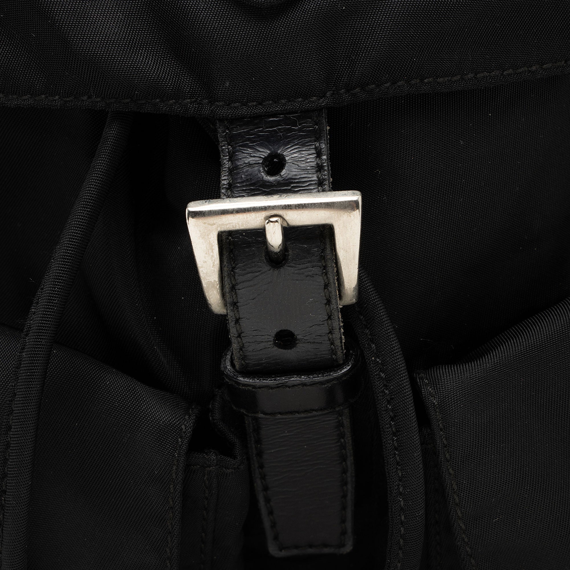 Prada Vintage Vela Double Pocket Small Backpack (SHF-CSDmuA)
