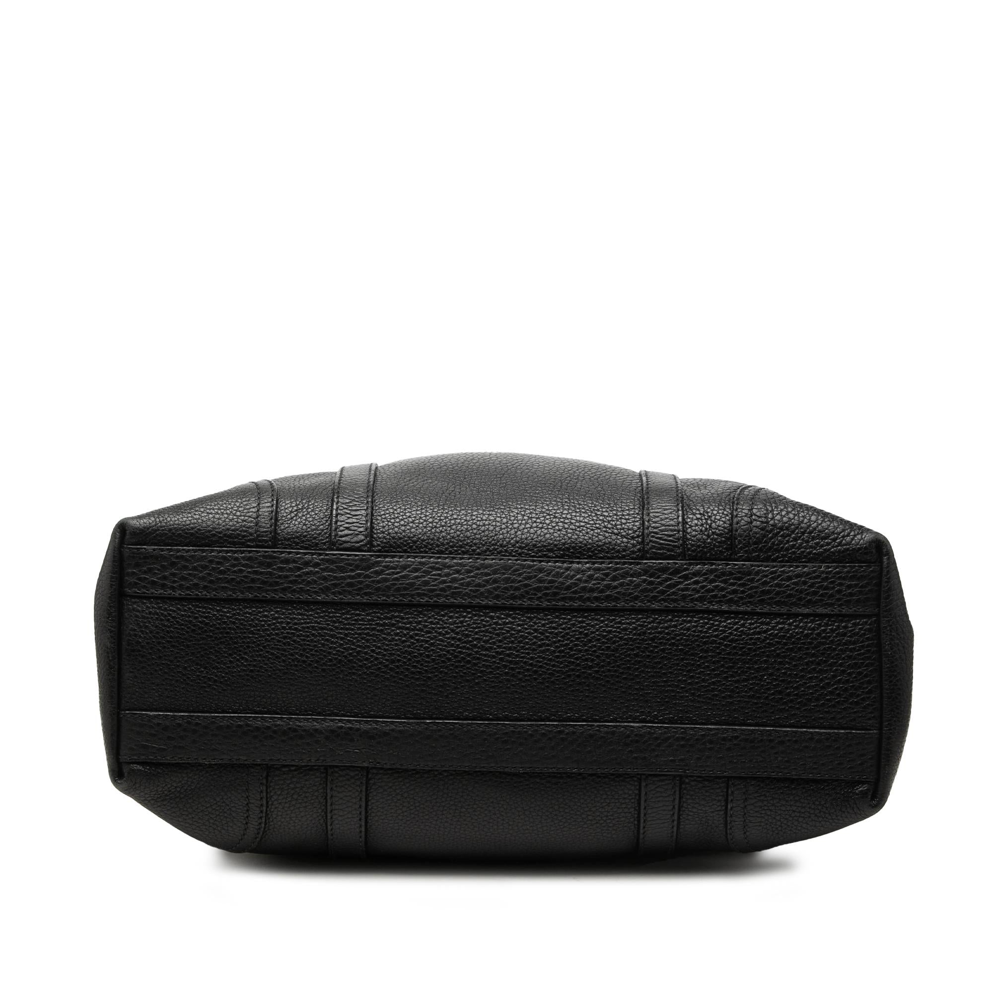 Prada Vitello Daino Buckle Tote