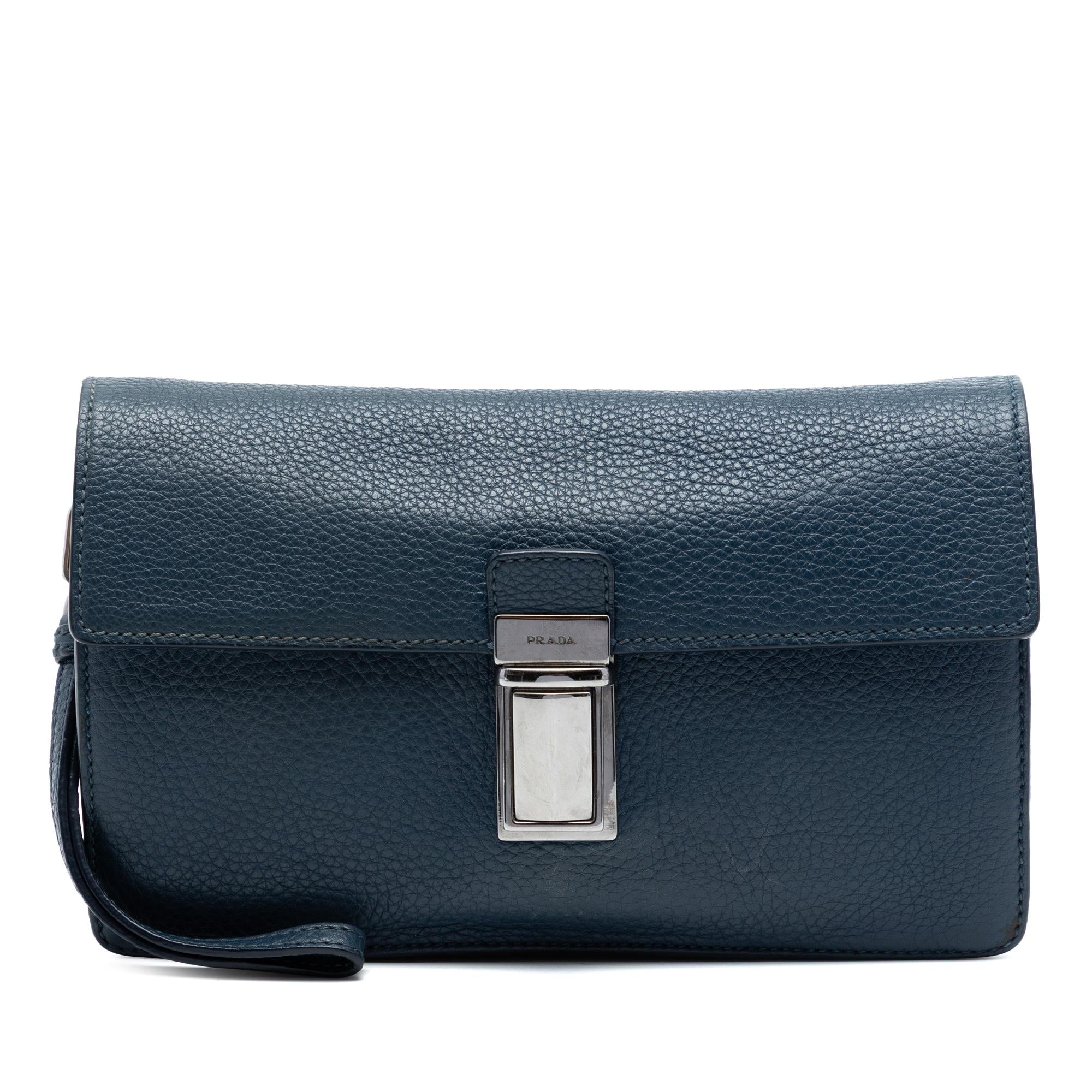 Prada Vitello Daino Clutch