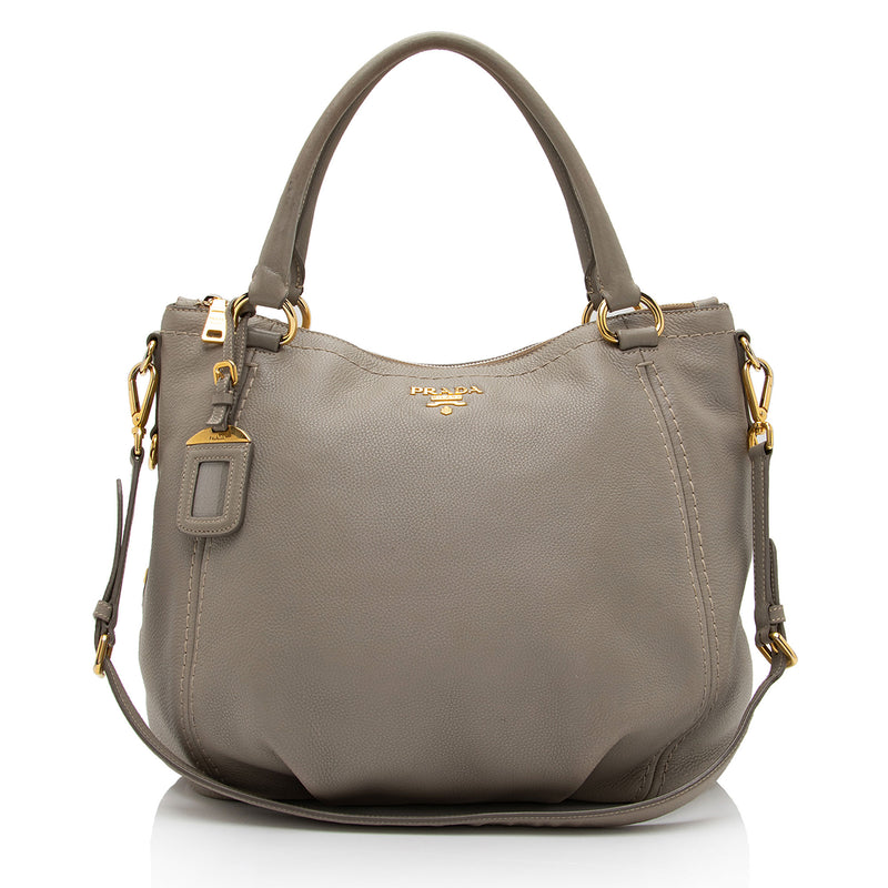 Prada vitello daino bucket bag hotsell