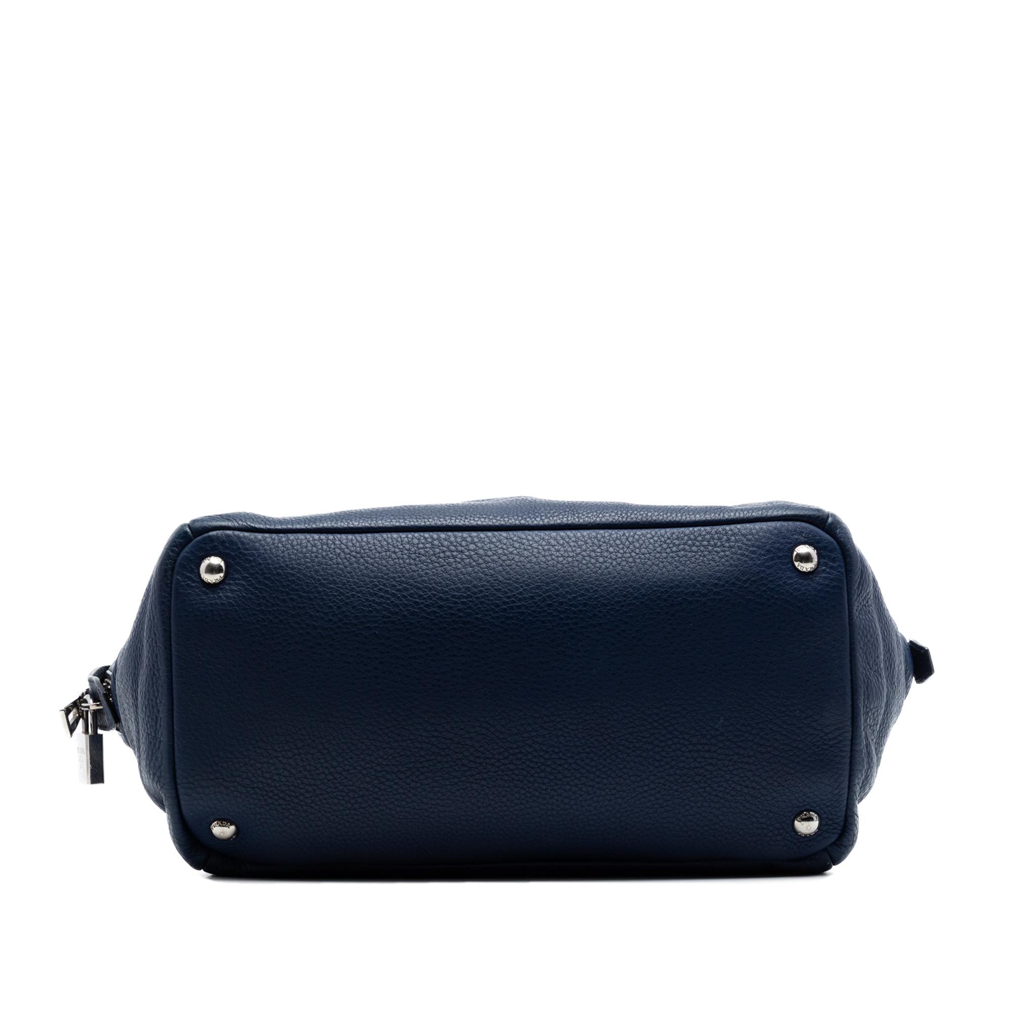 Prada Vitello Daino Double Handle Satchel