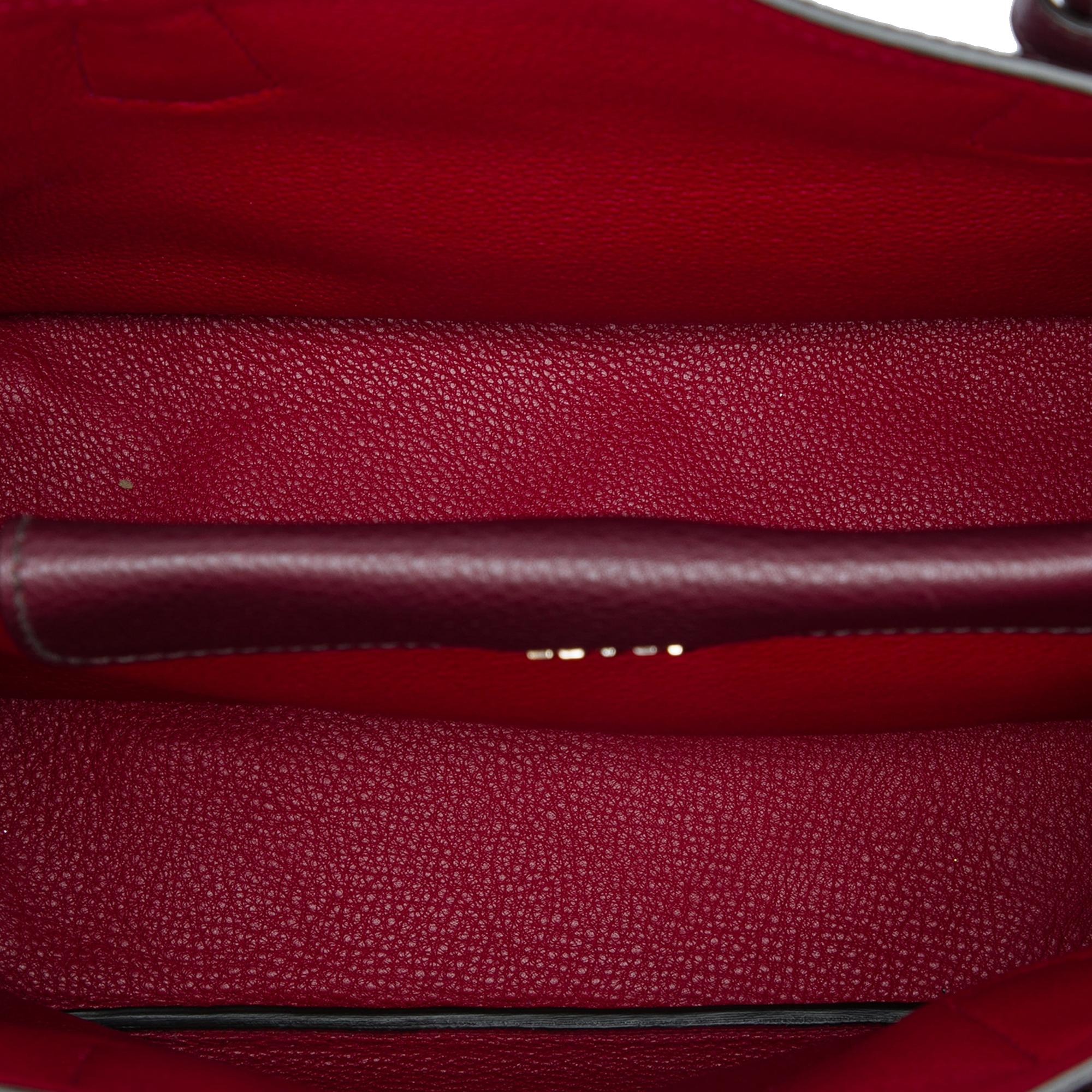Prada Vitello Daino Double Handle Tote