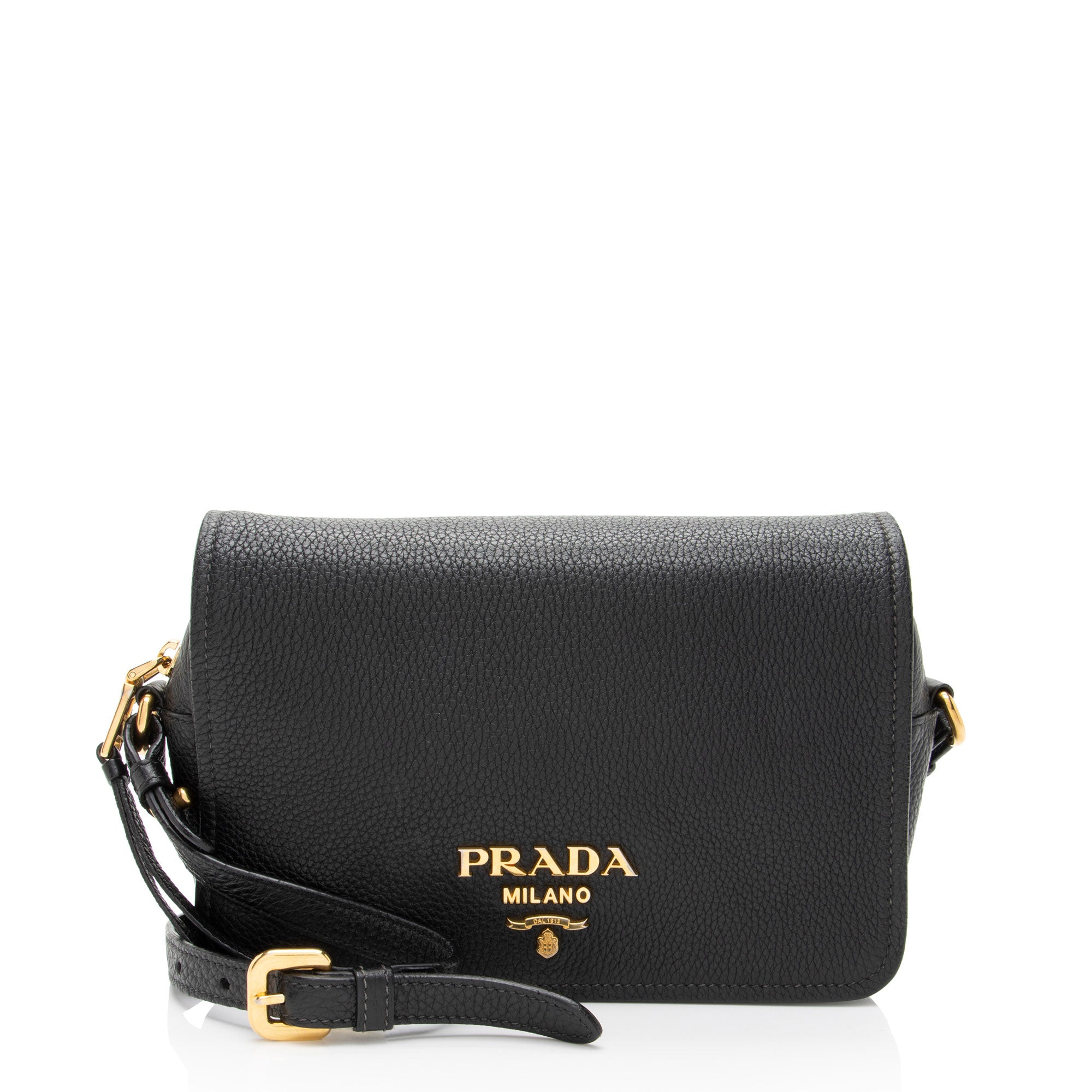 Prada Vitello Daino Flap Crossbody