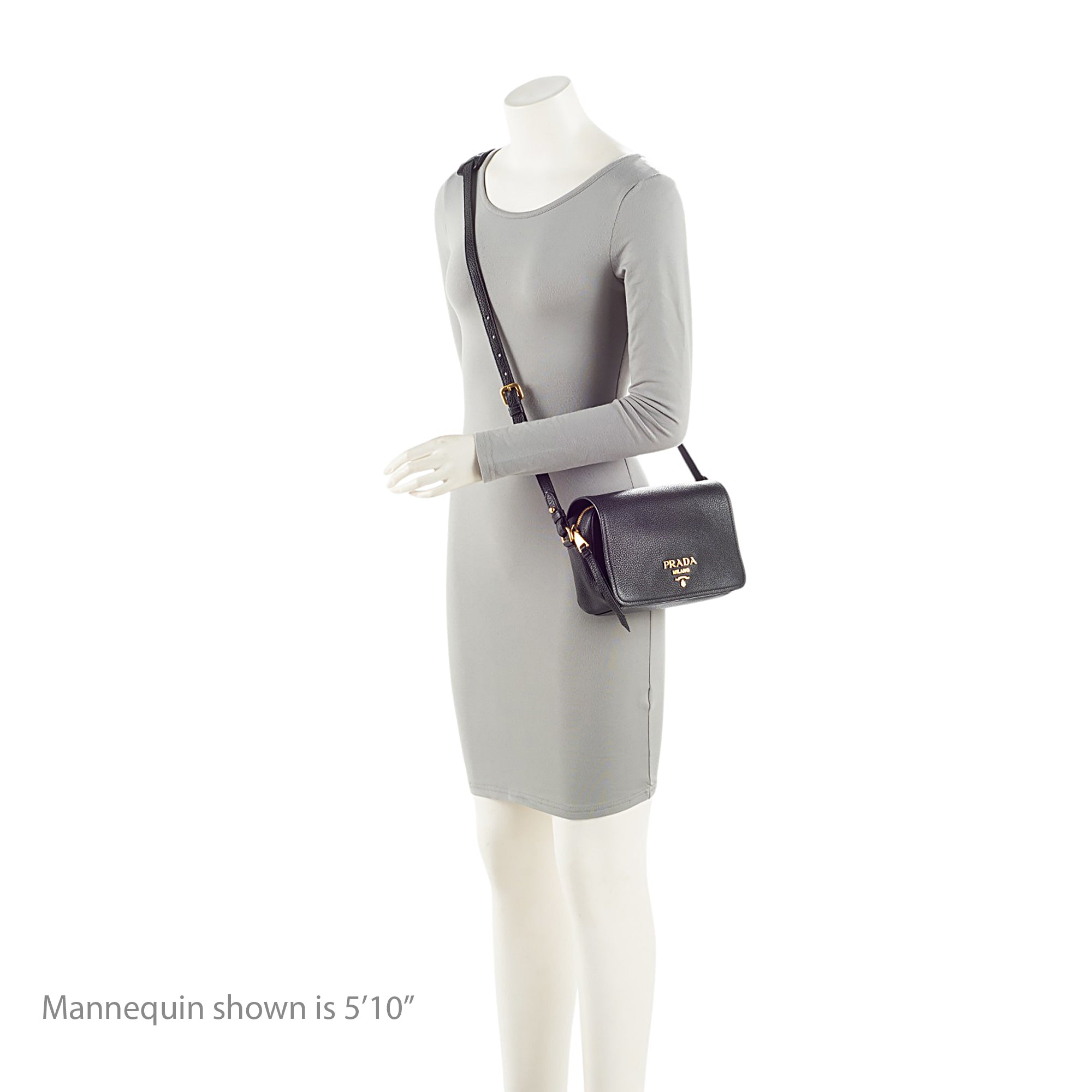 Prada Vitello Daino Flap Crossbody