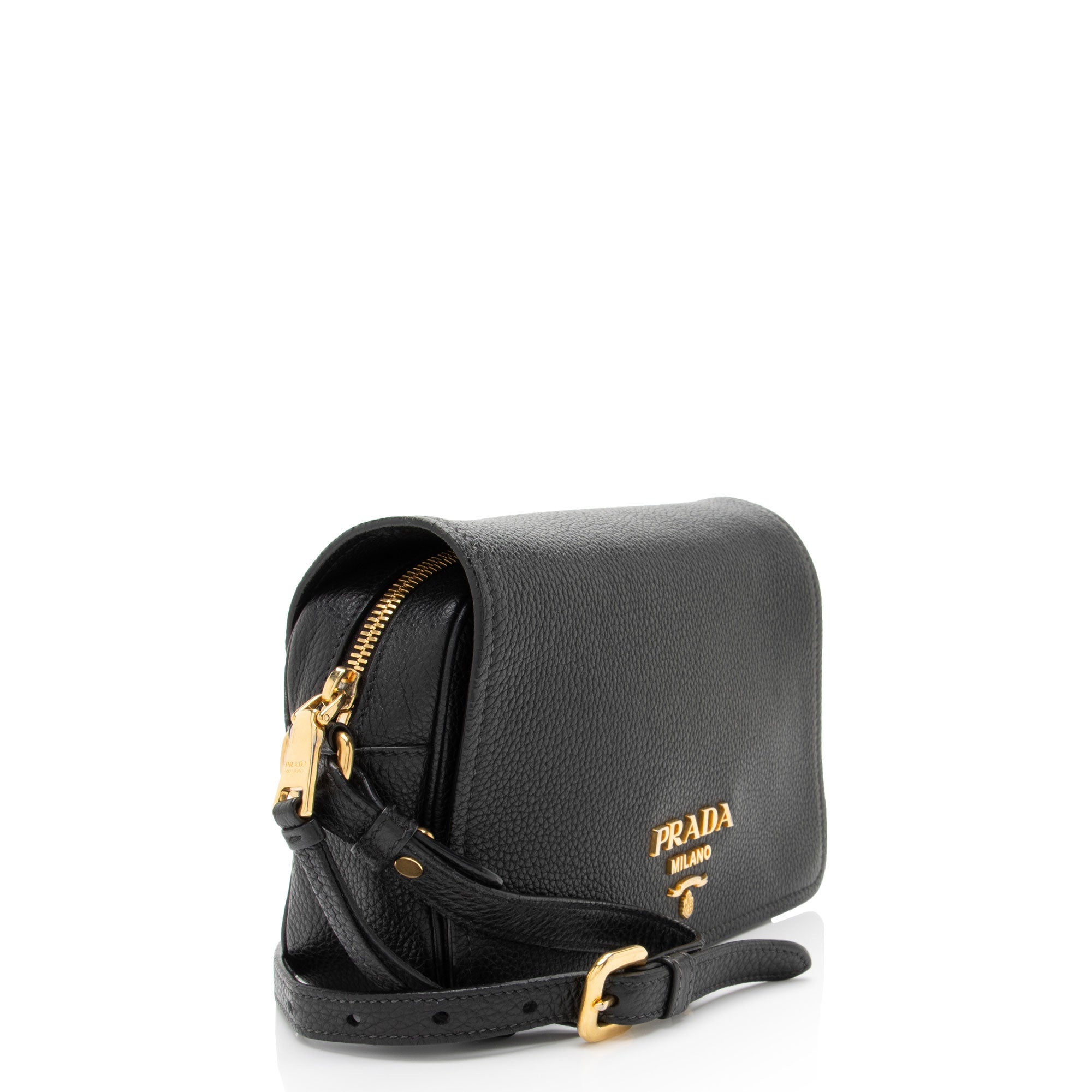 Prada Vitello Daino Flap Crossbody