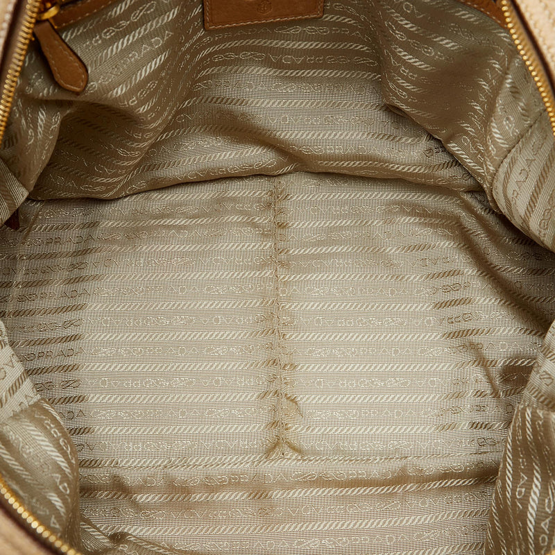 Prada Vitello Daino Frame Shoulder Bag (SHG-Pb3W9S)
