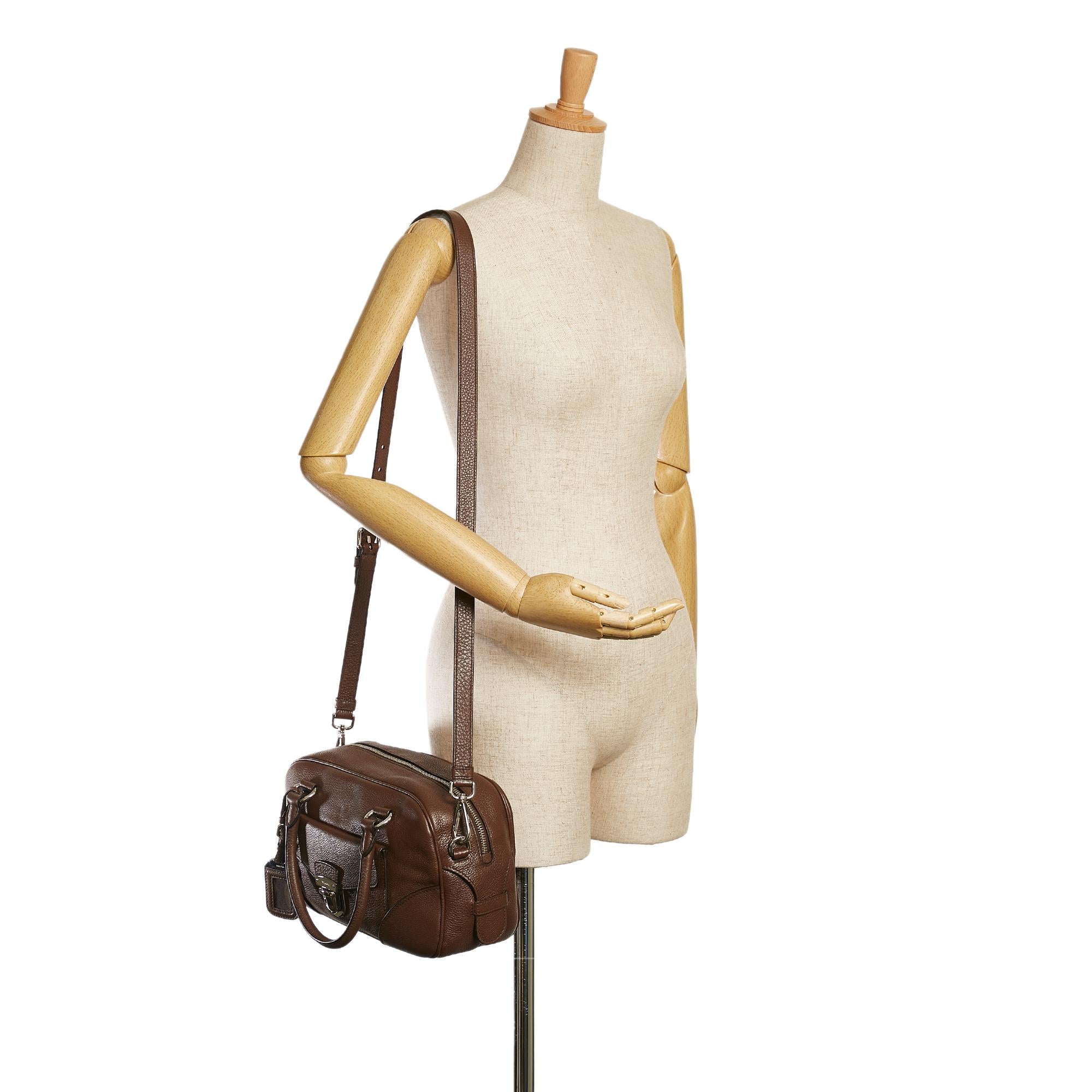 Prada Vitello Daino Front Pocket Boston (SHG-35131)