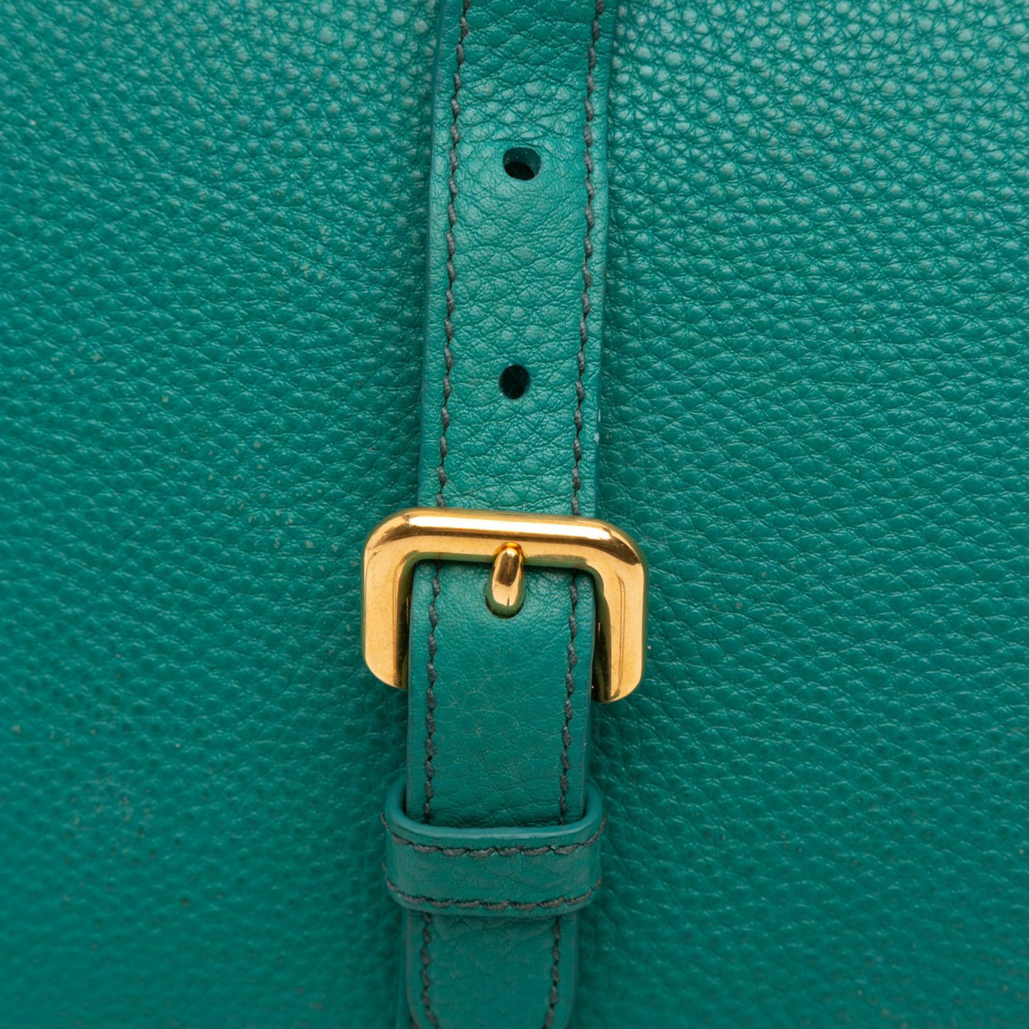 Prada Vitello Daino Open Convertible Tote