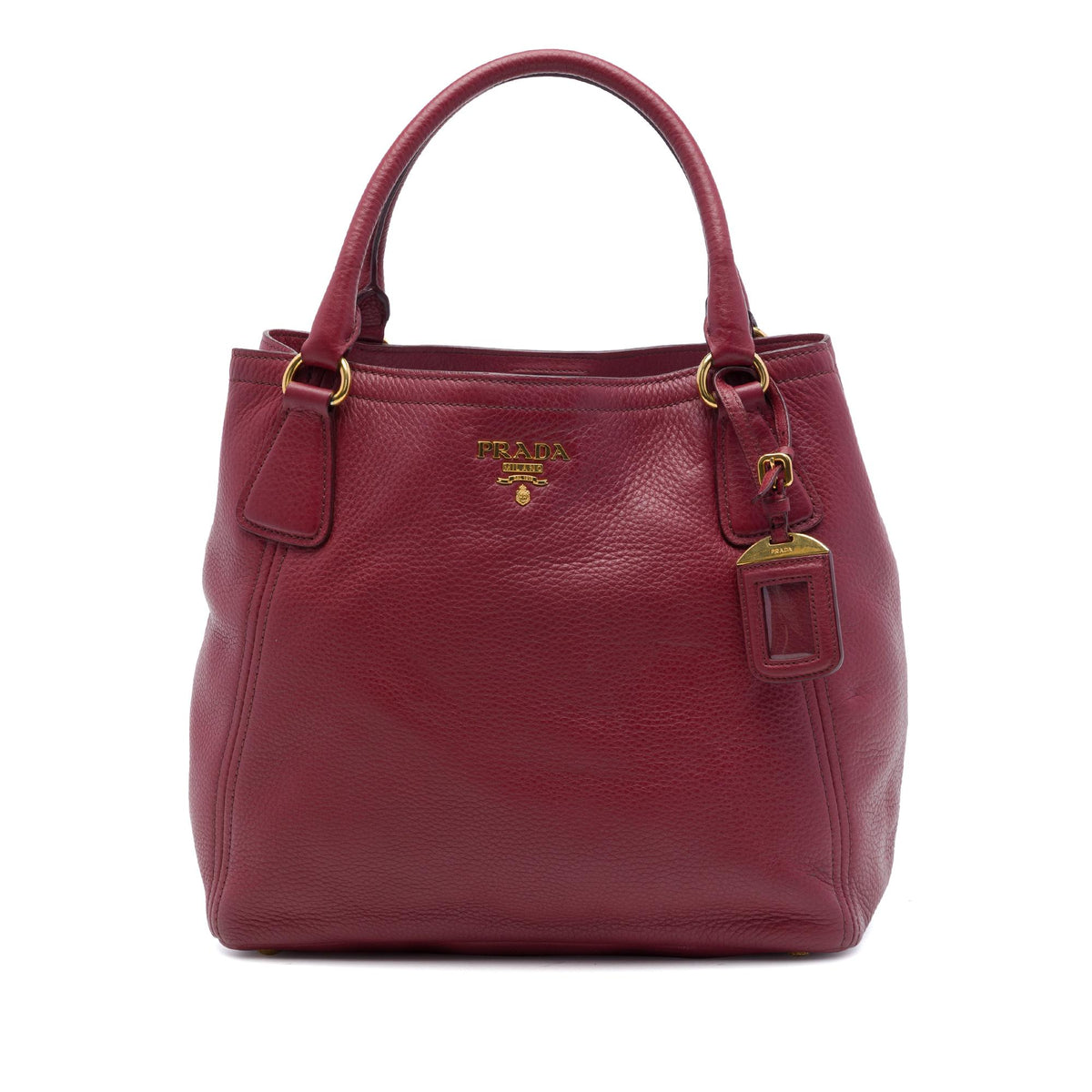 Prada Vitello Daino Open Convertible Tote