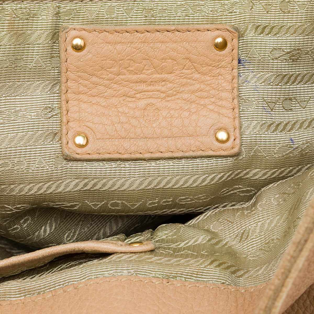 Prada Vitello Daino Open Convertible Tote