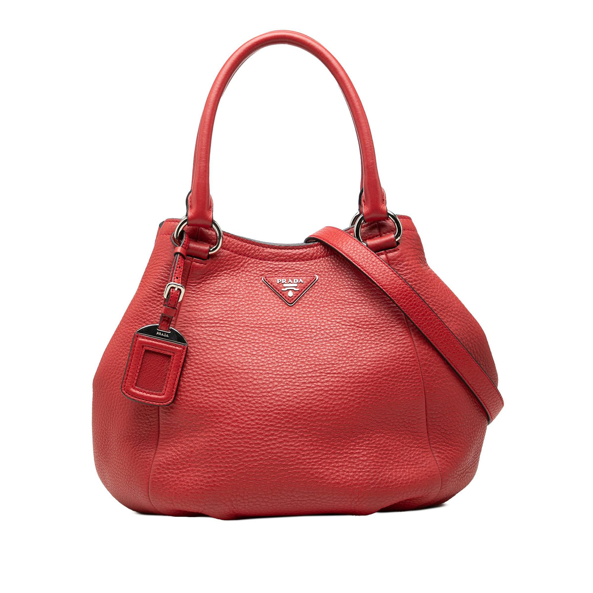 Prada Vitello Daino Open Convertible Tote