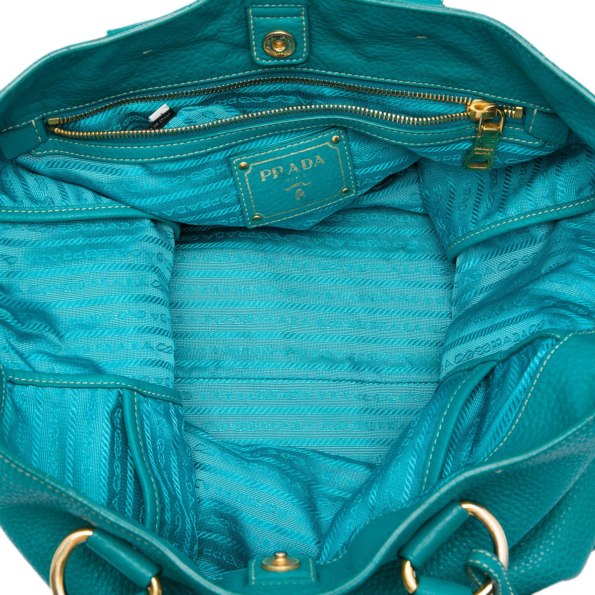Prada Vitello Daino Open Convertible Tote