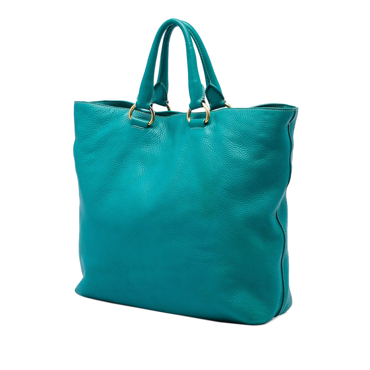 Prada Vitello Daino Open Convertible Tote