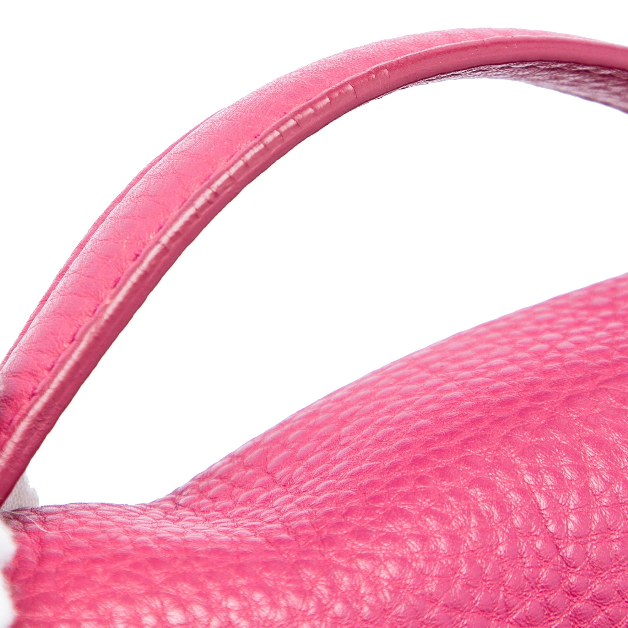 Prada Vitello Daino Push Lock Double Buckle Messenger Bag