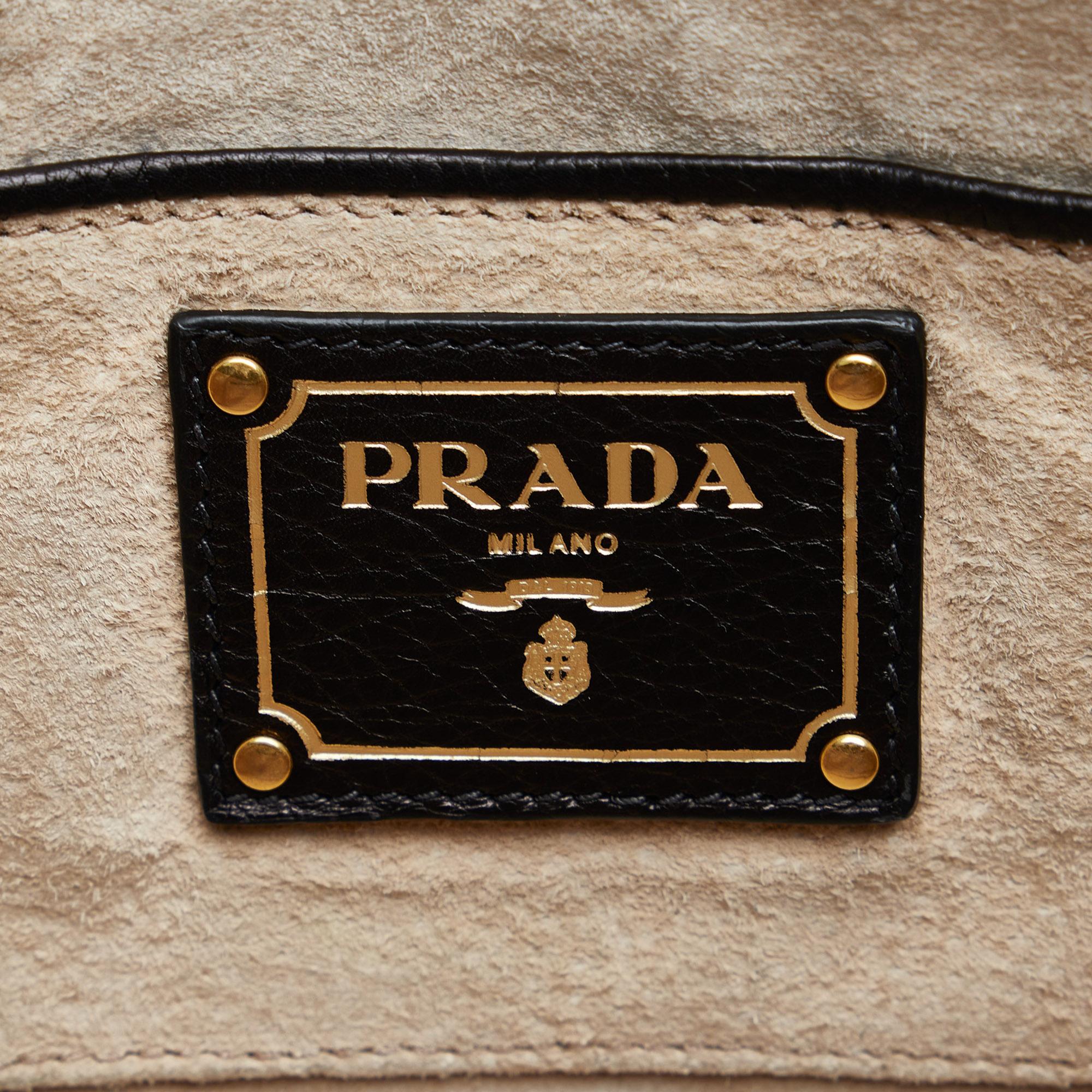 Prada Vitello Daino Satchel (SHG-0Oo1Ax)