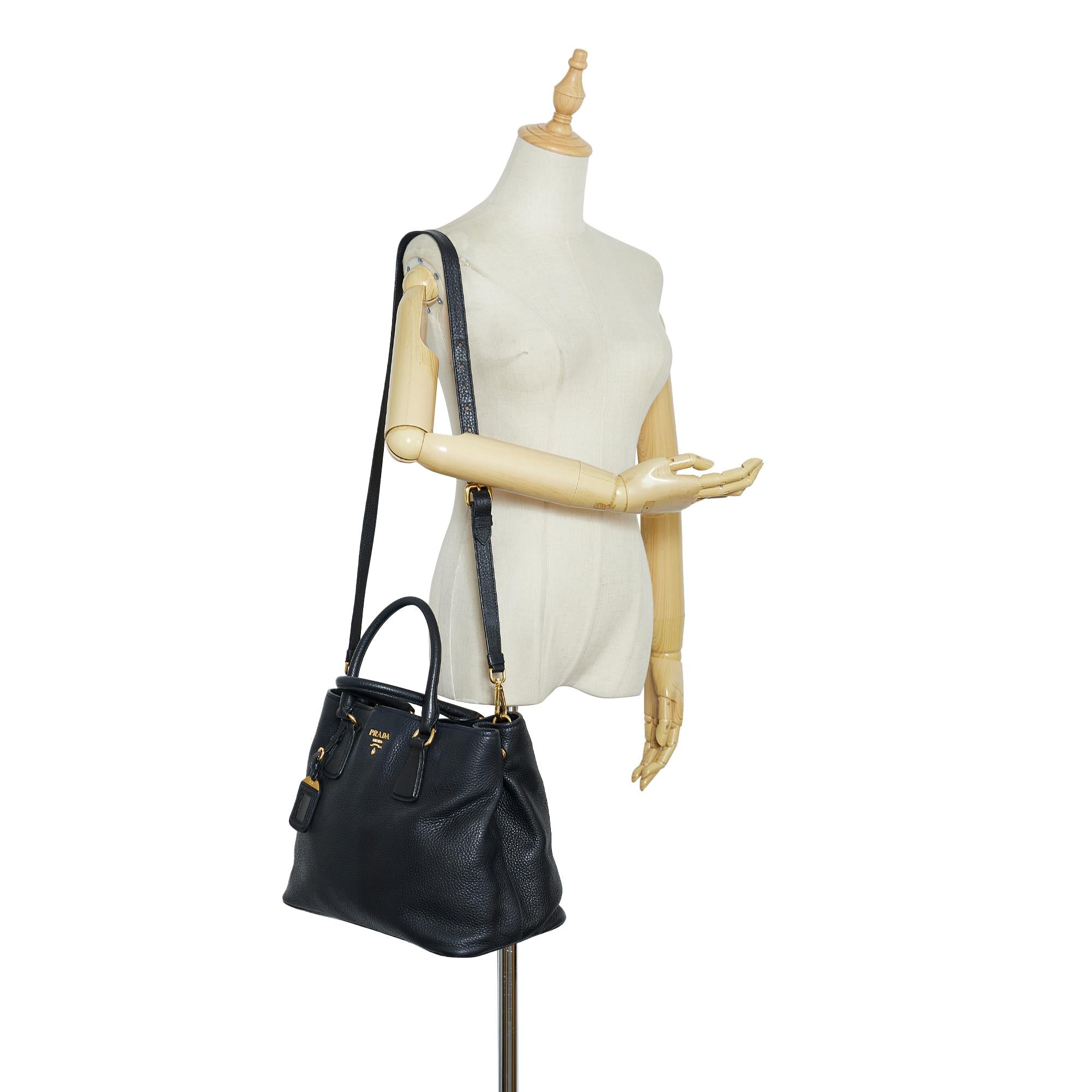 Prada Vitello Daino Satchel (SHG-GGcDyp)