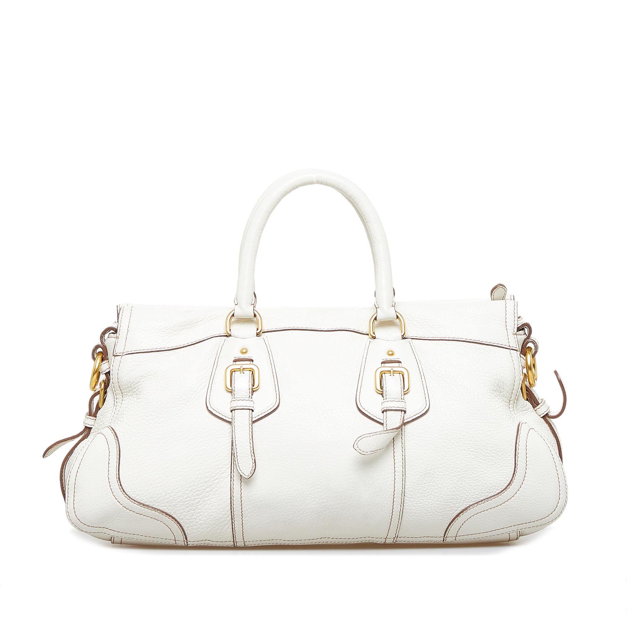 Prada Vitello Daino Satchel (SHG-TeCftA)