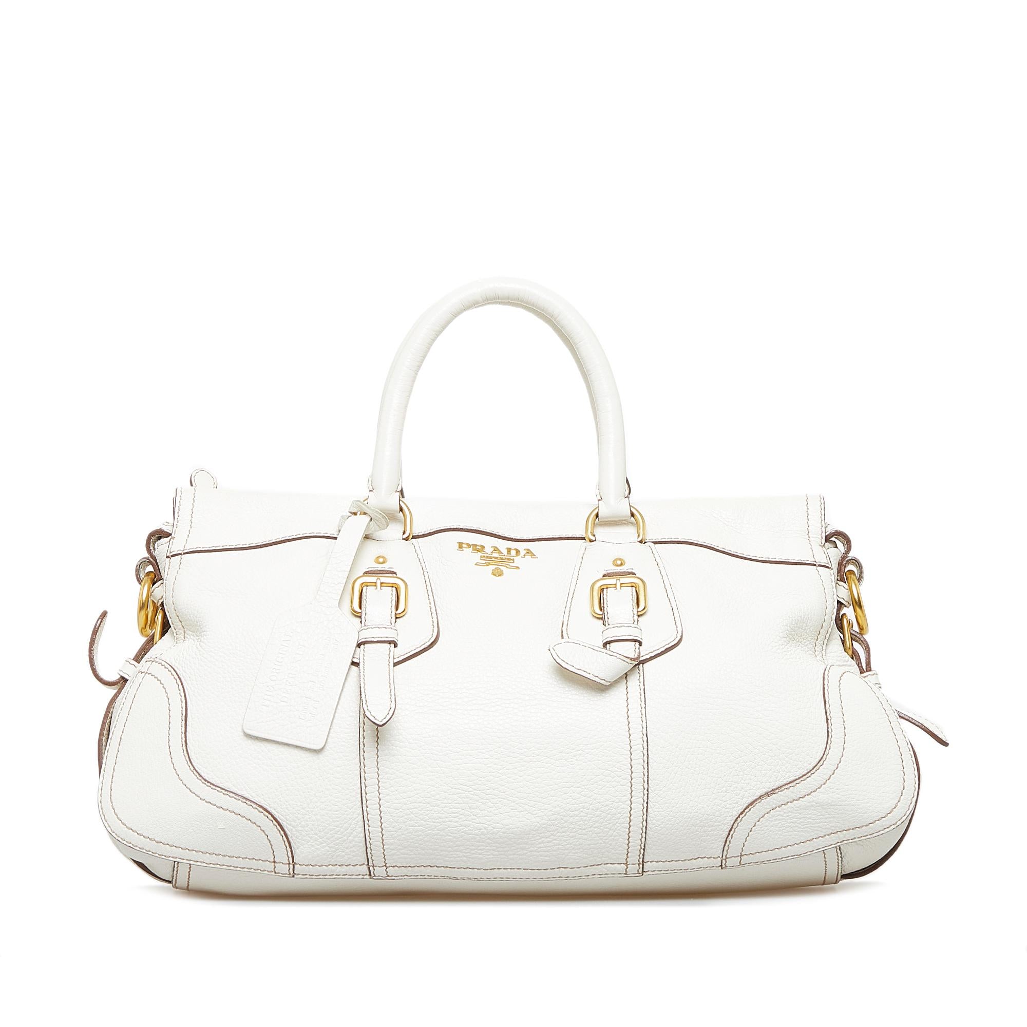 Prada Vitello Daino Satchel (SHG-TeCftA)