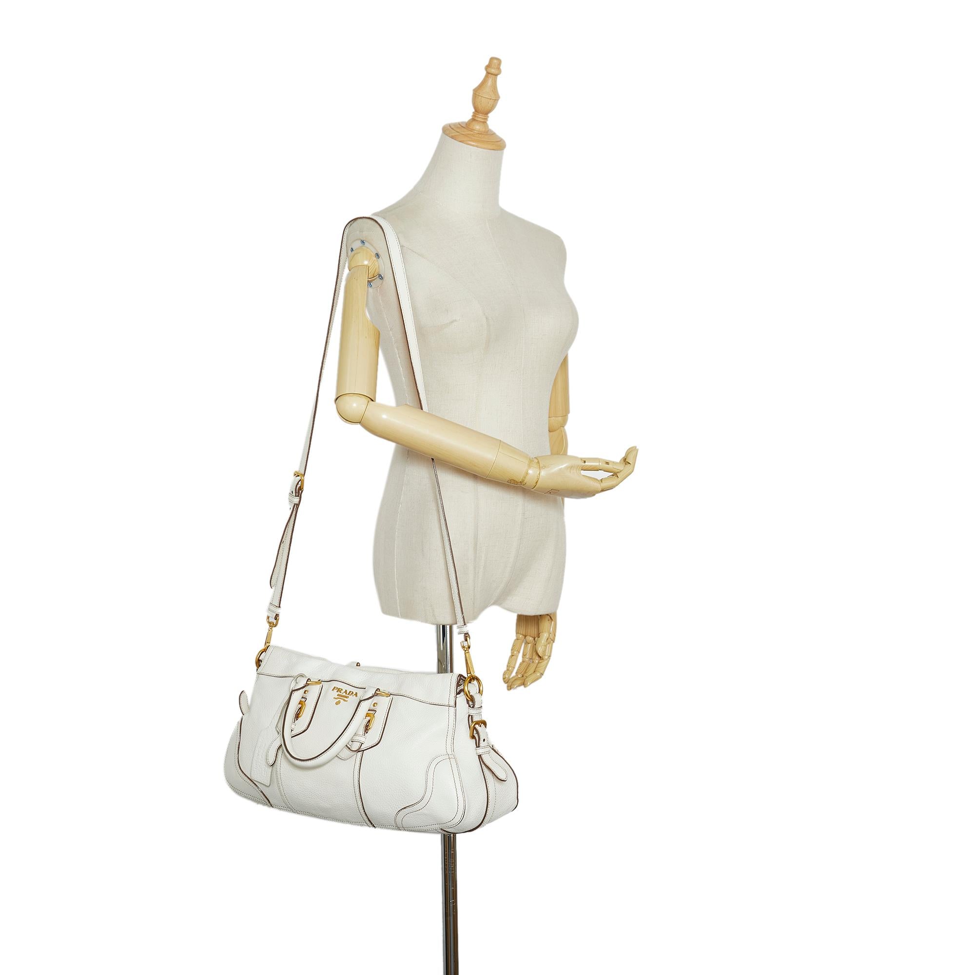 Prada Vitello Daino Satchel (SHG-TeCftA)