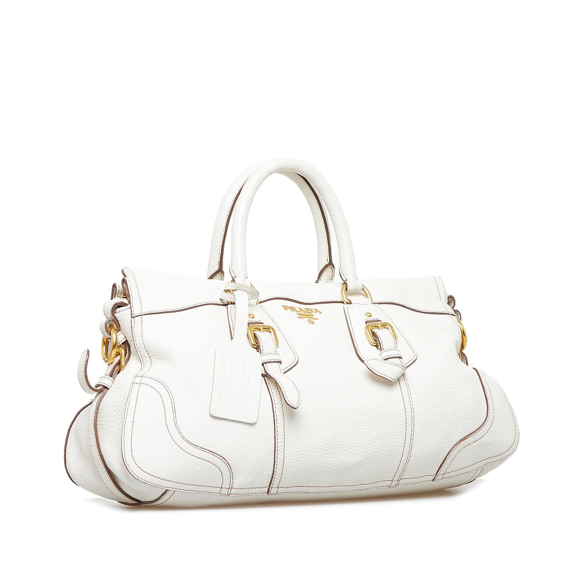 Prada Vitello Daino Satchel (SHG-TeCftA)