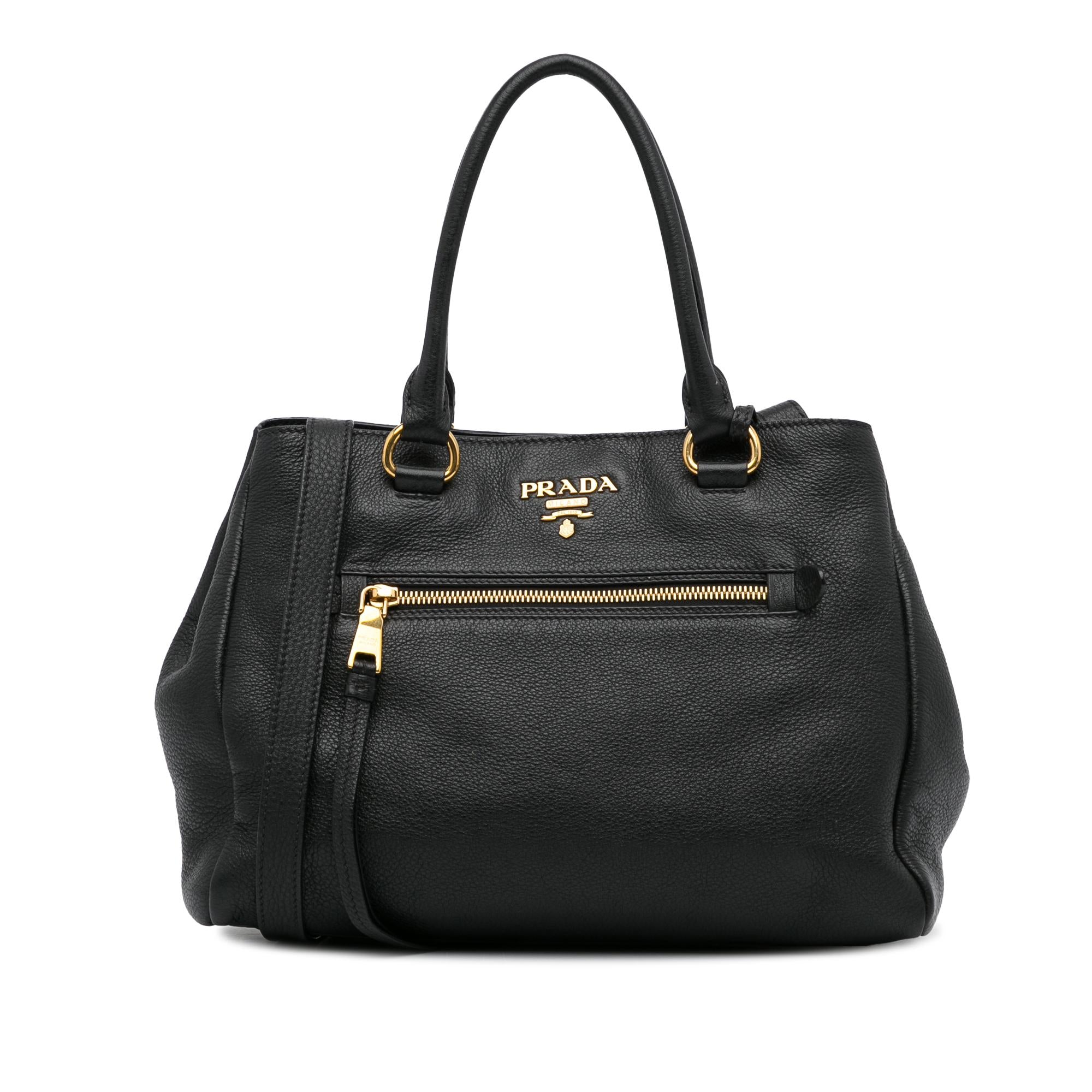 Prada Vitello Daino Satchel (SHG-W1IJKx)