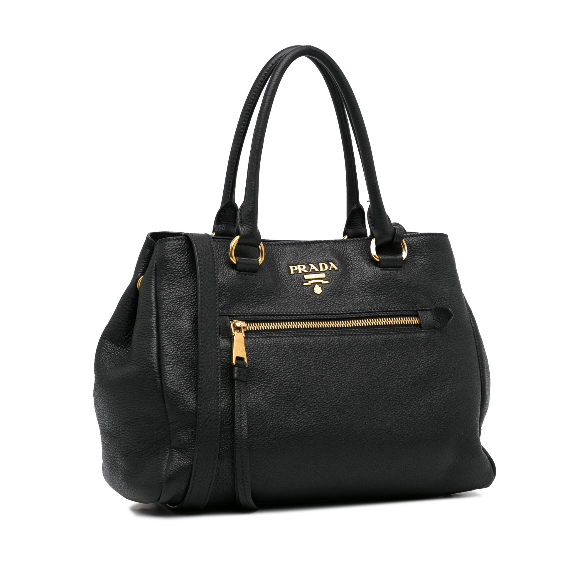 Prada Vitello Daino Satchel (SHG-W1IJKx)
