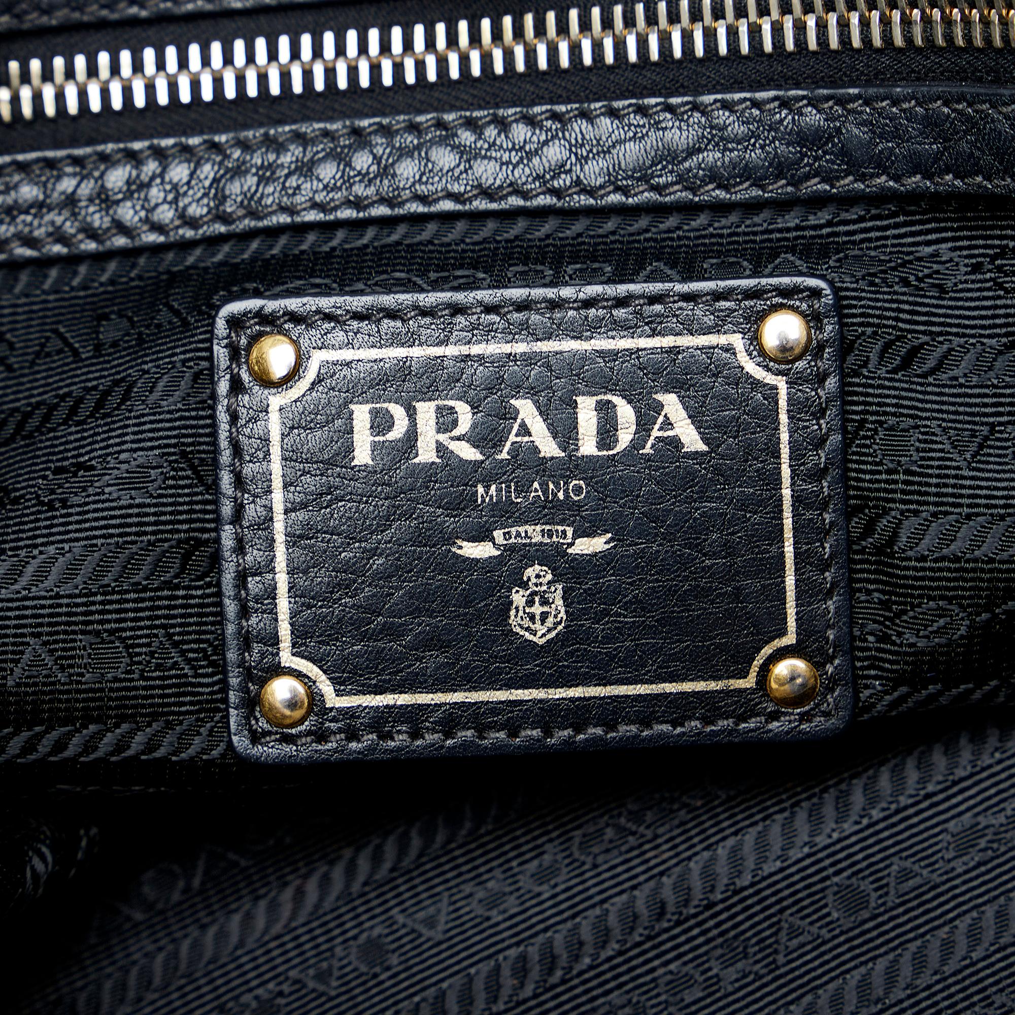 Prada Vitello Daino Satchel (SHG-2sUibM)