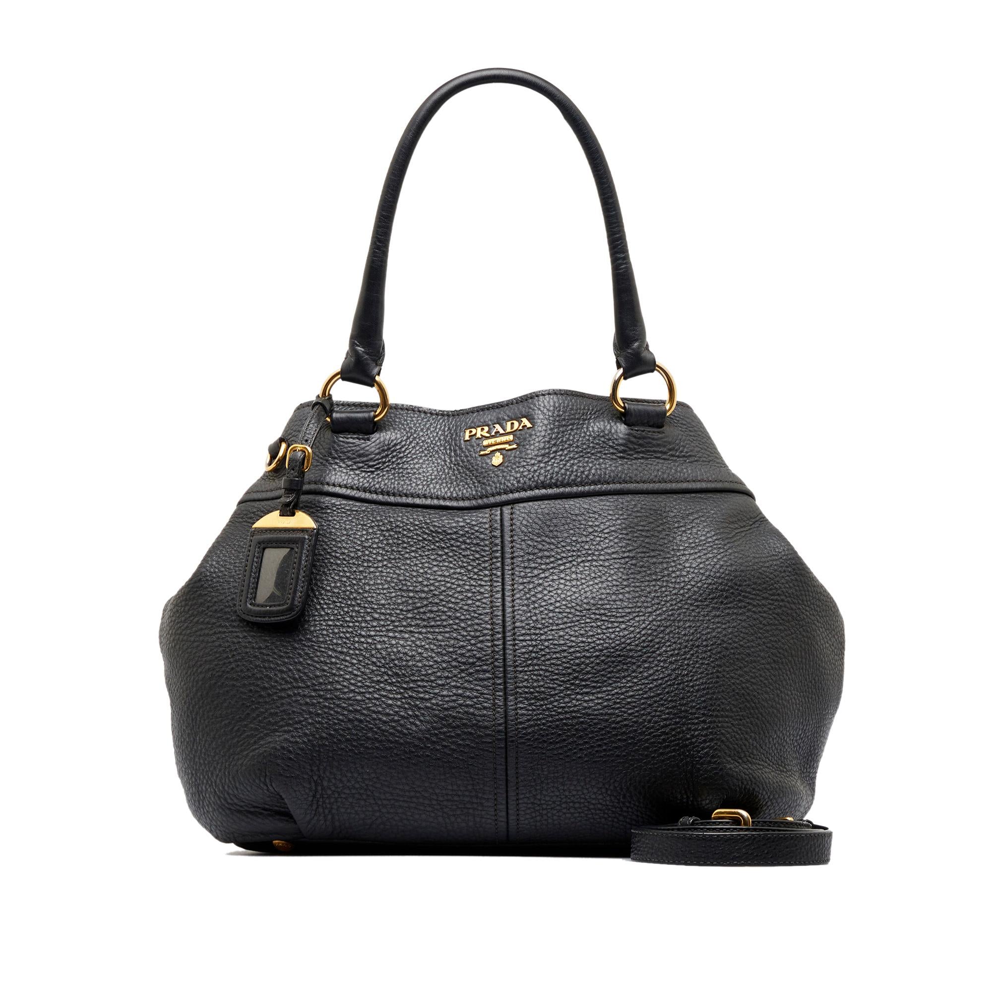 Prada Vitello Daino Satchel (SHG-2sUibM)