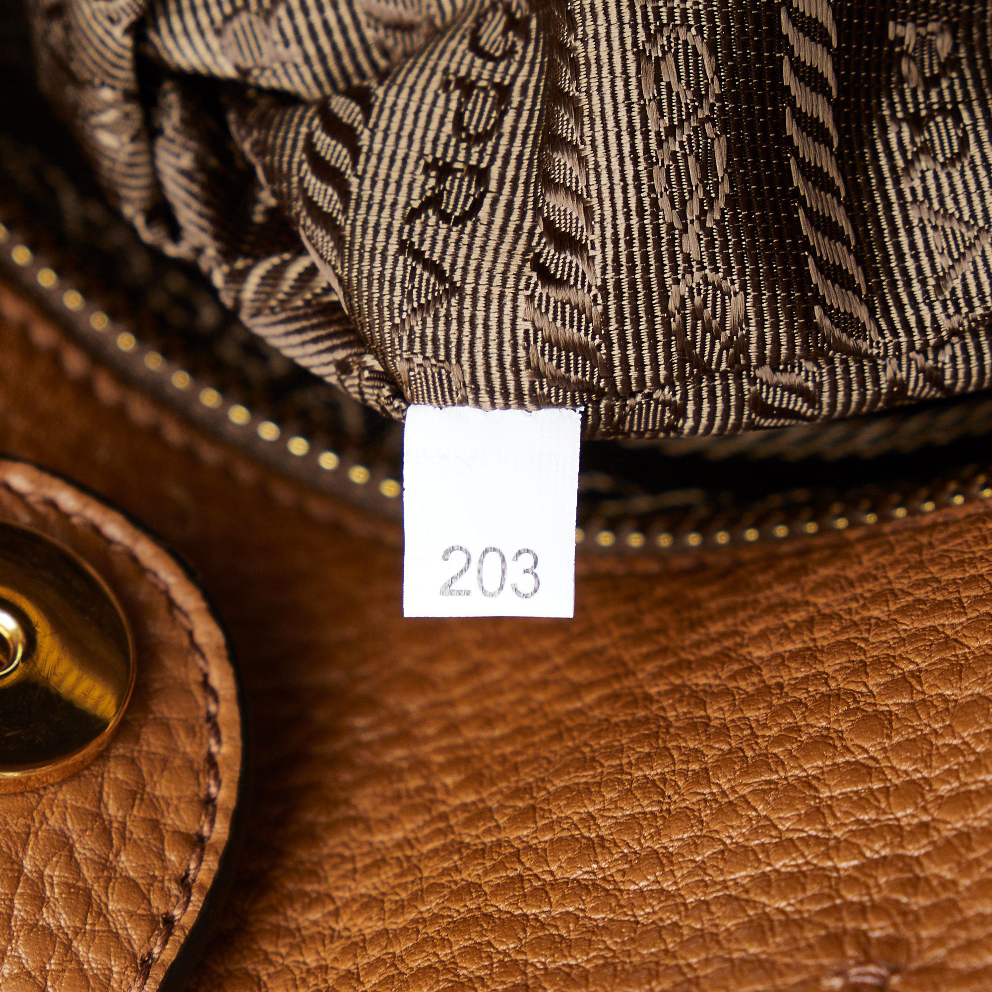 Prada Vitello Daino Satchel (SHG-eQQi2p)