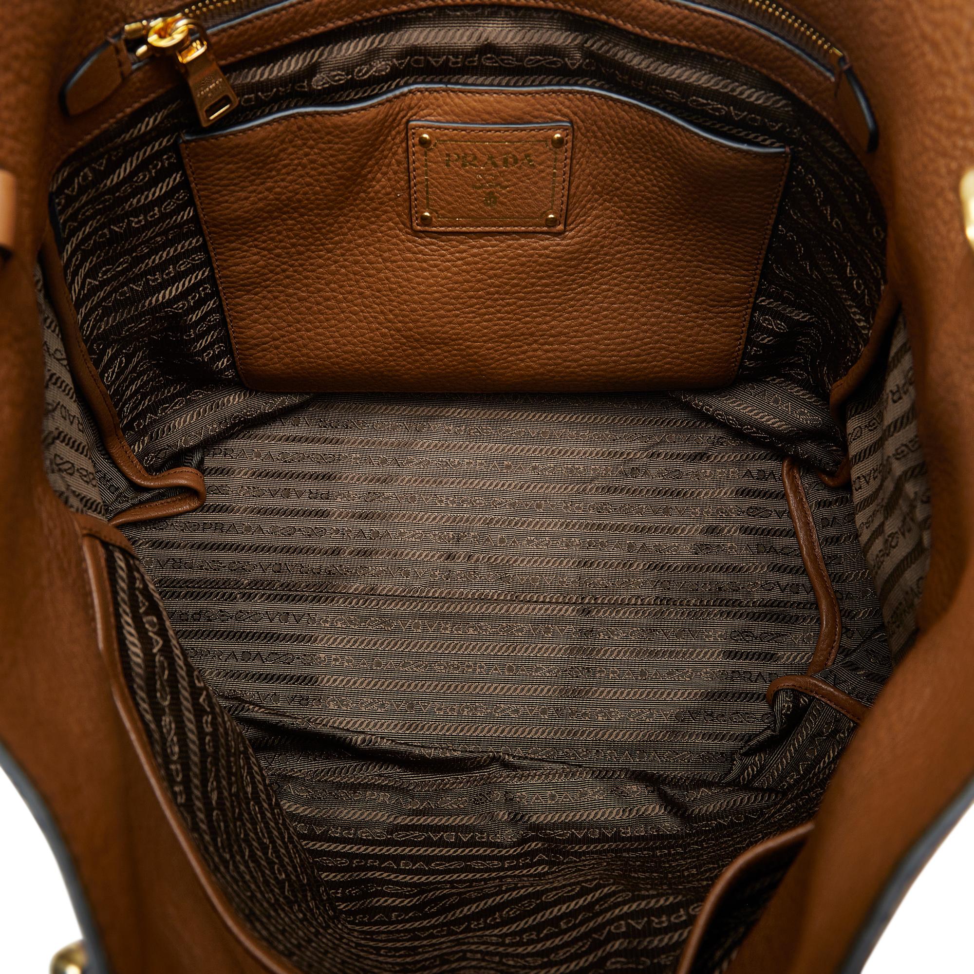 Prada Vitello Daino Satchel (SHG-eQQi2p)