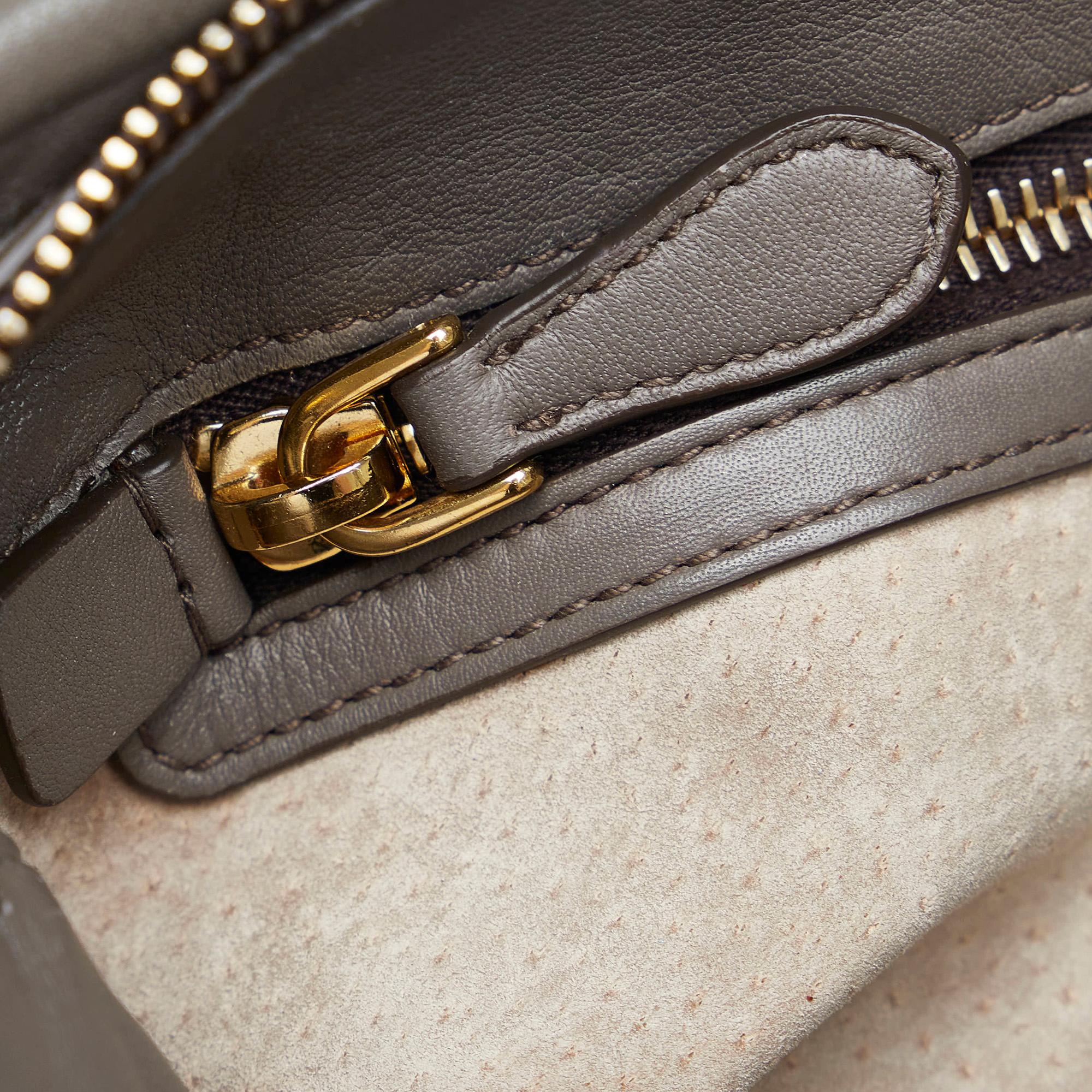 Prada Vitello Daino Satchel (SHG-esq2YX)