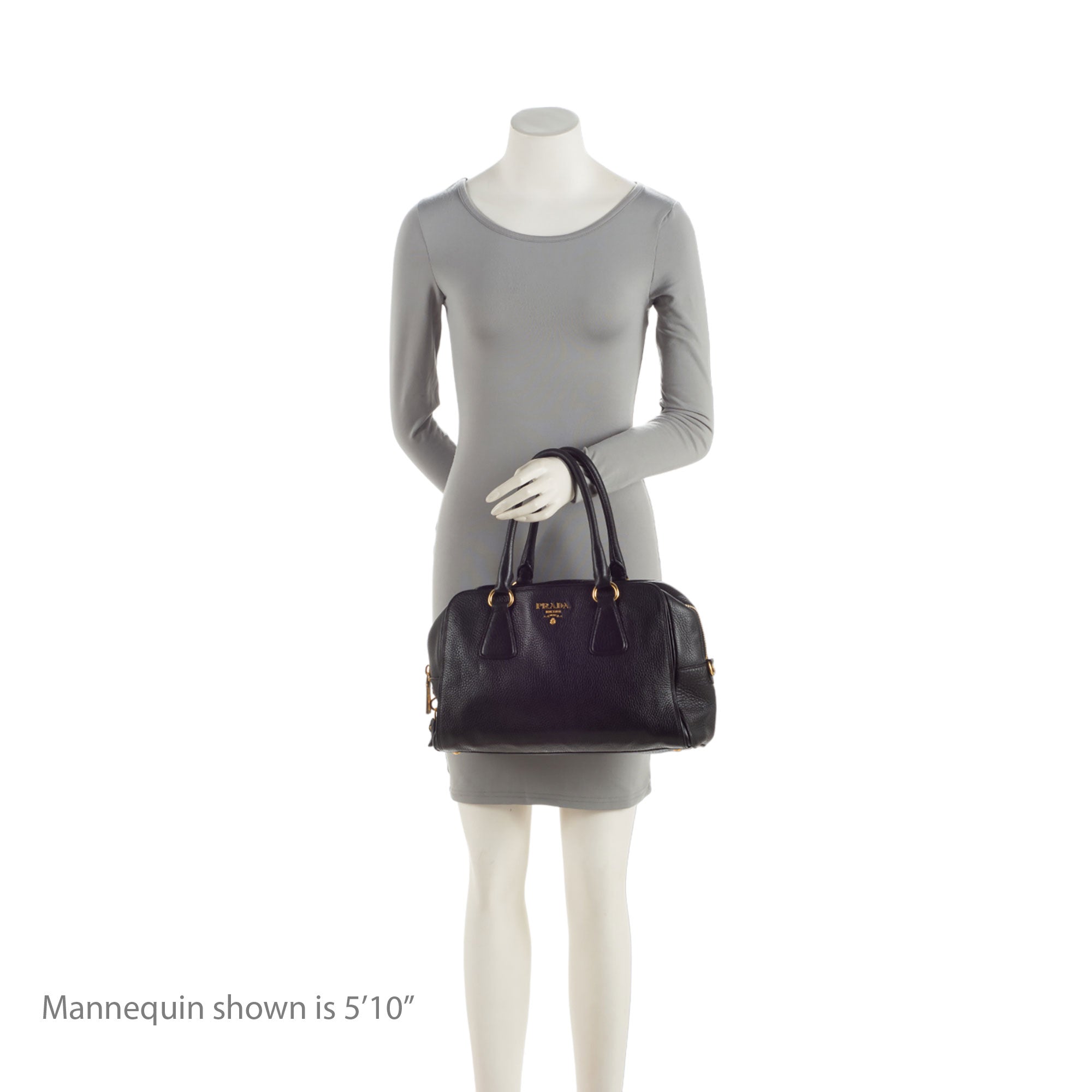 Prada Vitello Daino Boston Bag (SHF-h75hET)