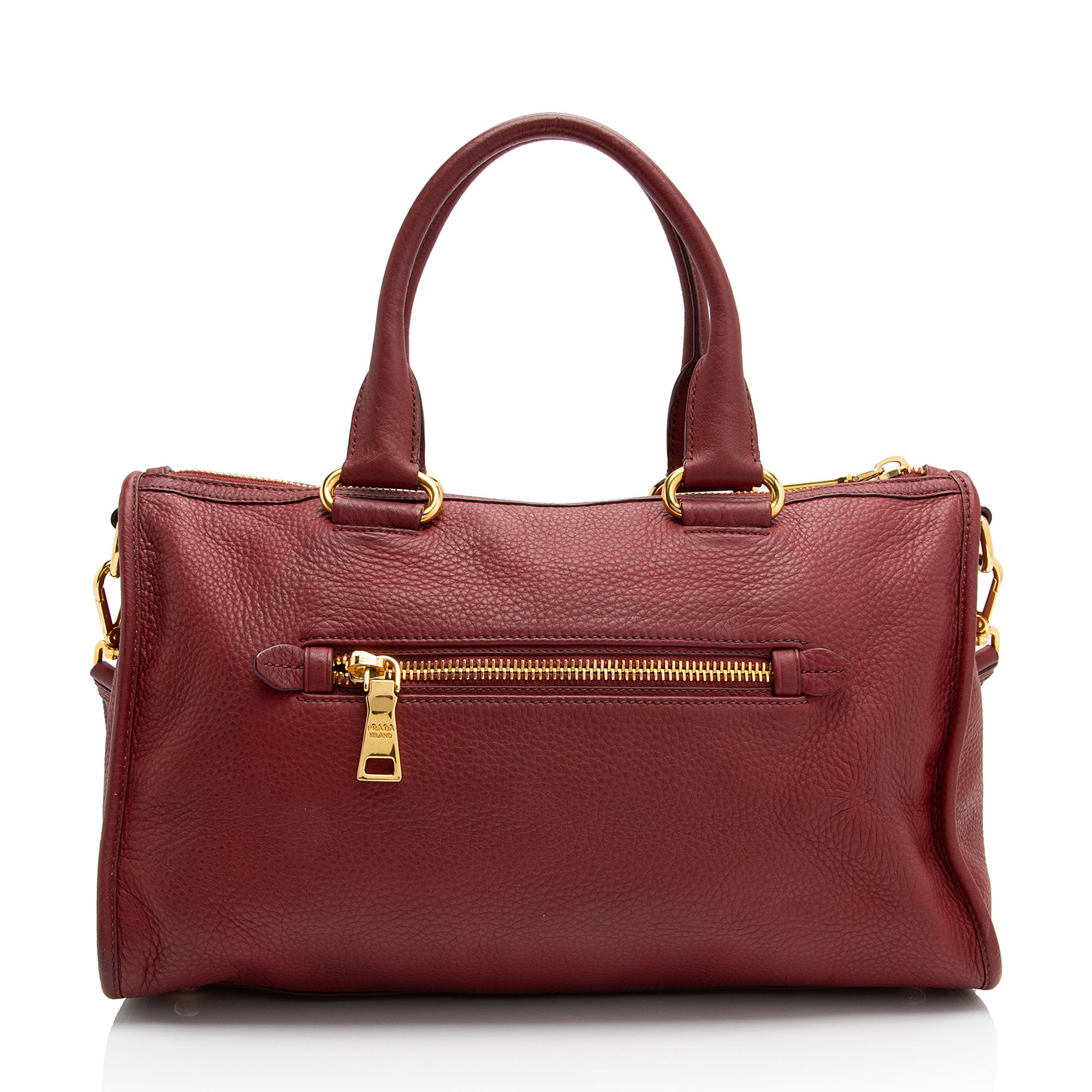 Prada Vitello Daino Satchel (SHF-yhwCjz)