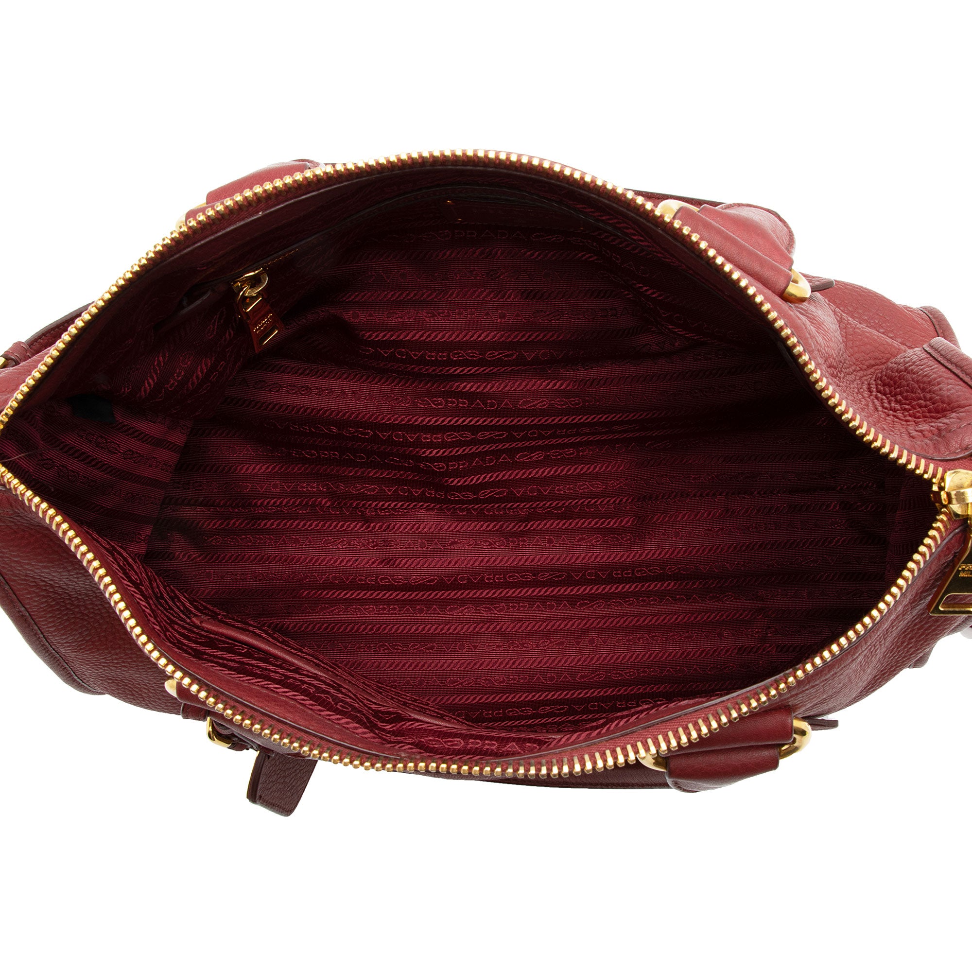 Prada Vitello Daino Satchel (SHF-yhwCjz)