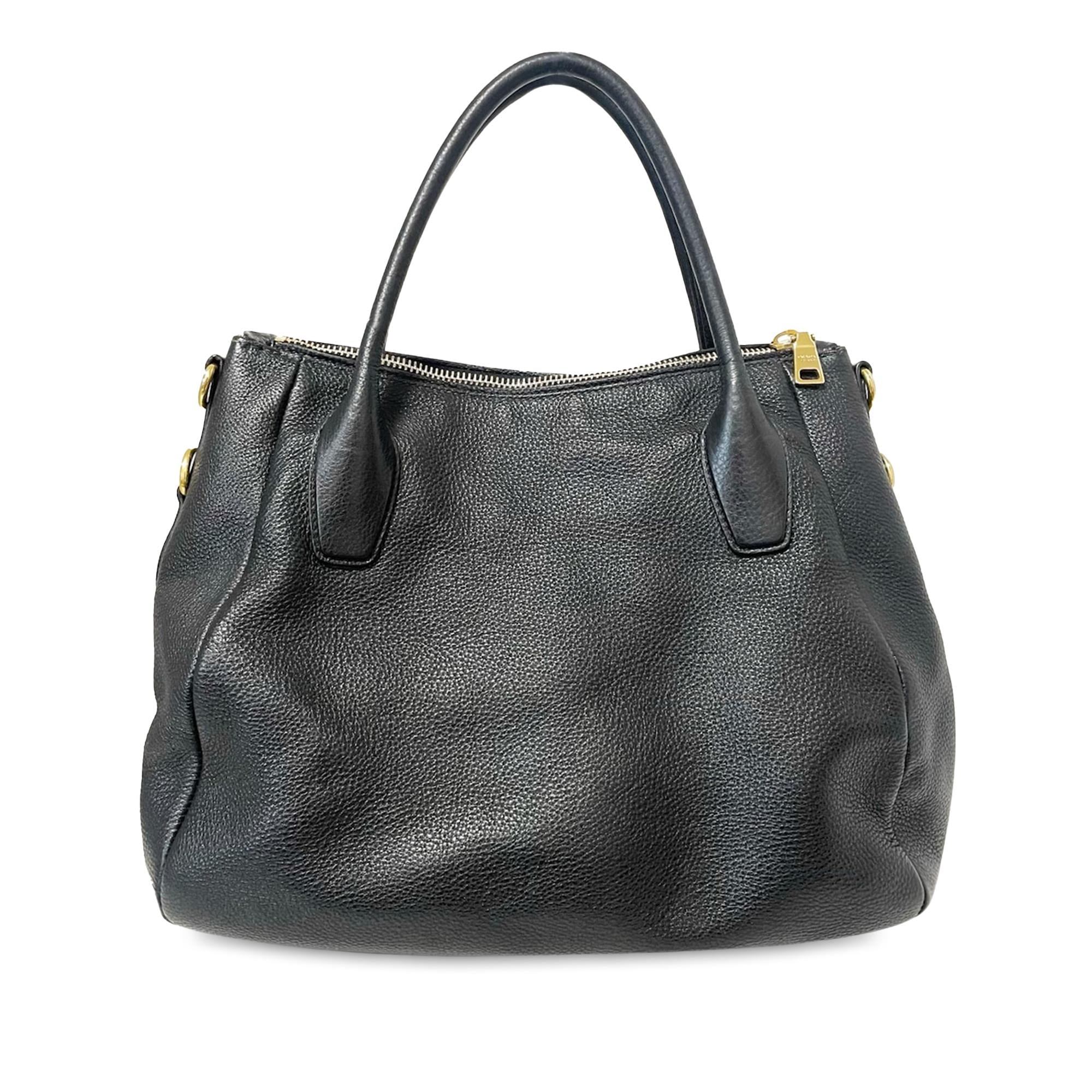 Prada Vitello Daino Satchel (SHG-yKEpiP)