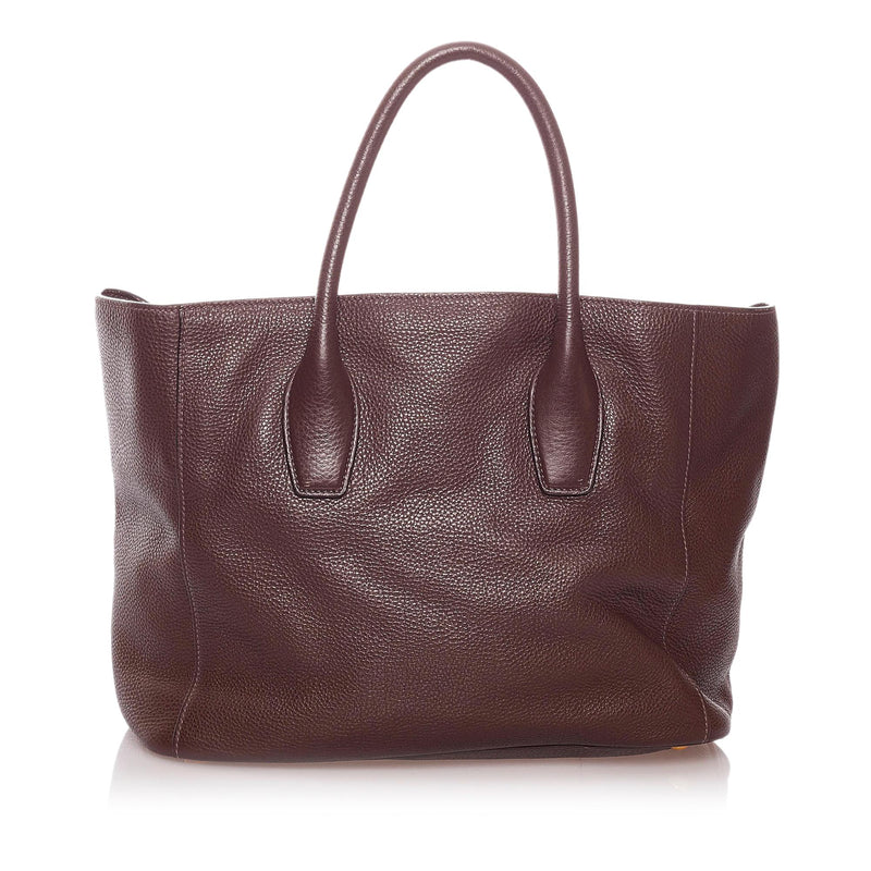 Prada Vitello Daino Shopper Tote Bag (SHG-29190)