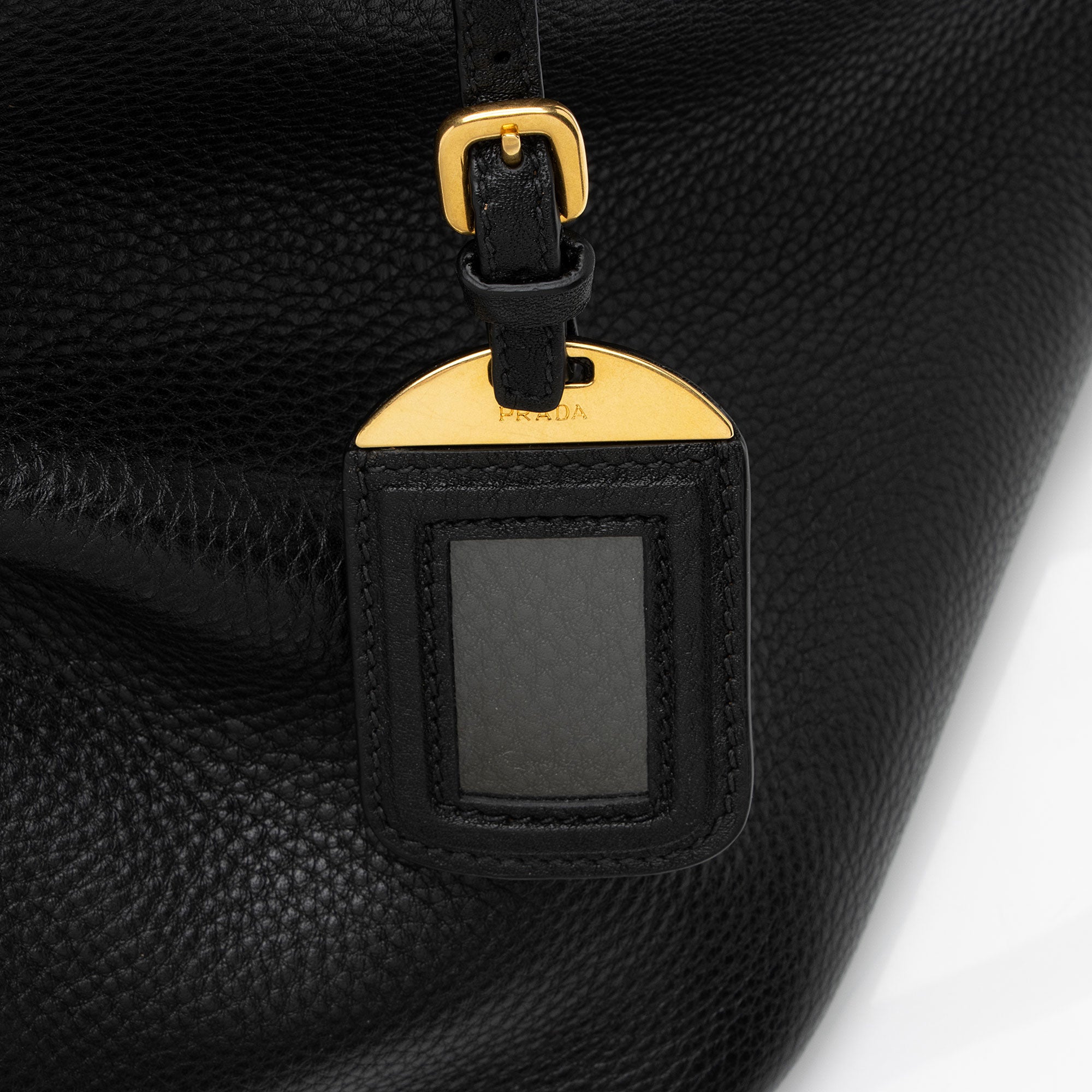 Prada Vitello Daino Shopping Tote (SHF-rtAZE9)