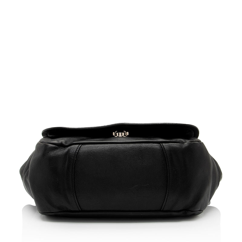 Prada Vitello Daino Side Pocket Flap Bag (SHF-cfYVug)