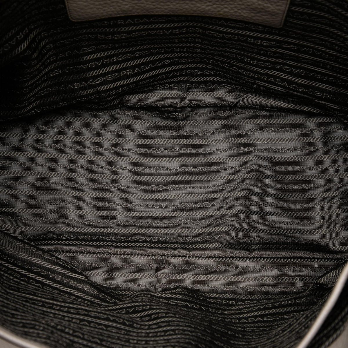 Prada Vitello Daino Side Zip Tote