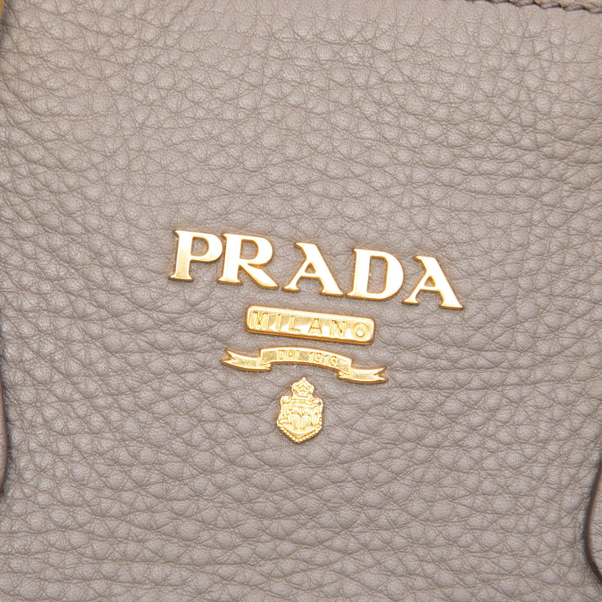 Prada Vitello Daino Side Zip Tote