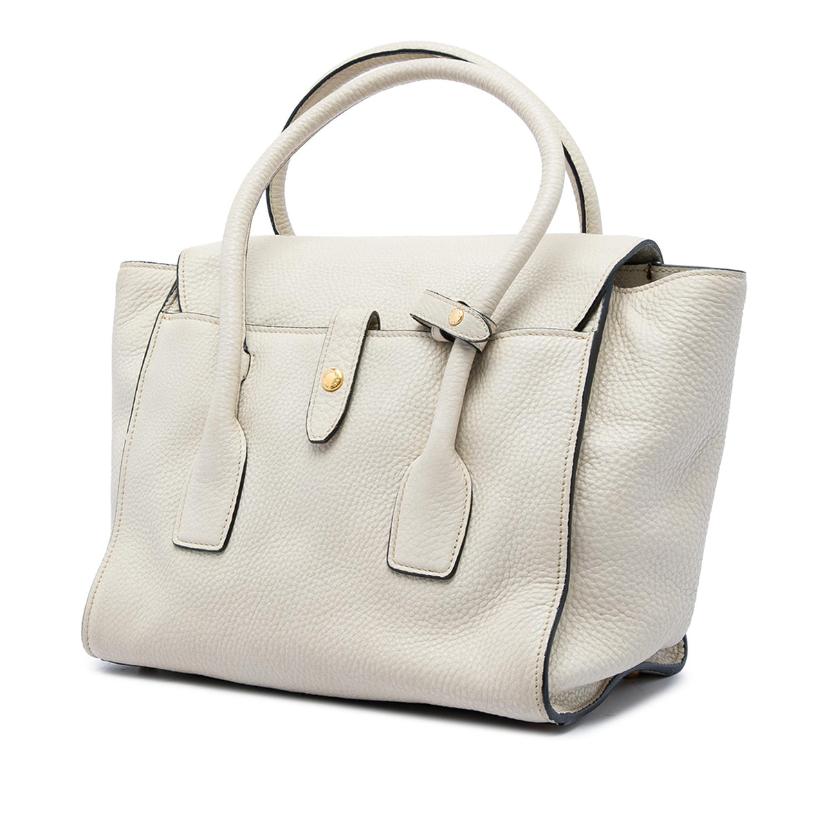 Prada Vitello Daino Sound Lock Satchel