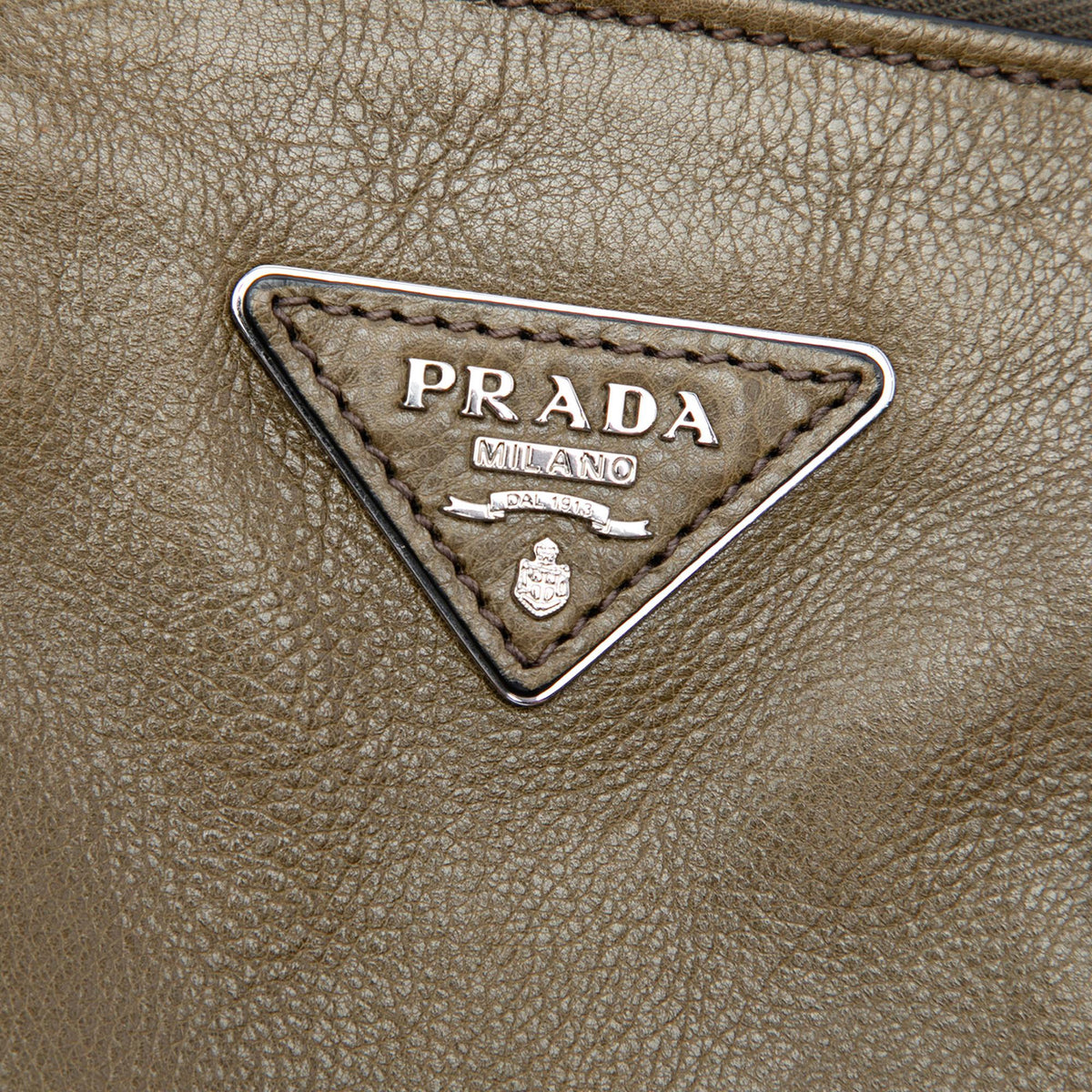 Prada Vitello Daino Twin Pocket Double Handle Satchel