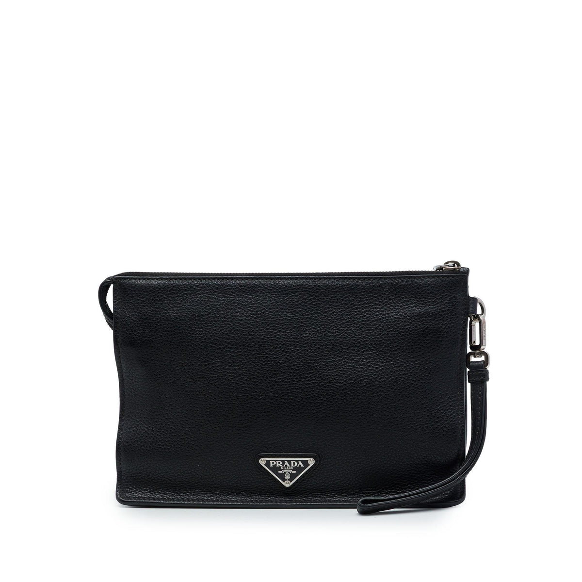 Prada Vitello Daino Wristlet Clutch